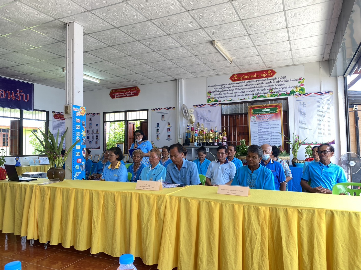 พช.ยโสธรดำเนินกิจกรรมพัฒนายกระดับหมู่บ้านกองทุนแม่ของแผ่นดินสู่การเป็นต้นแบบด้านการป้องกันและแก้ไขปัญหายาเสพติดกิจกรรมการประกวดหมู่บ้านกองทุนแม่ ของแผ่นดินดีเด่นระดับจังหวัด ประจำปีงบประมาณ พ.ศ. 2567 ณ พื้นที่อำเภอค้อวังและอำเภอมหาชนะชัย จังหวัดยโสธร