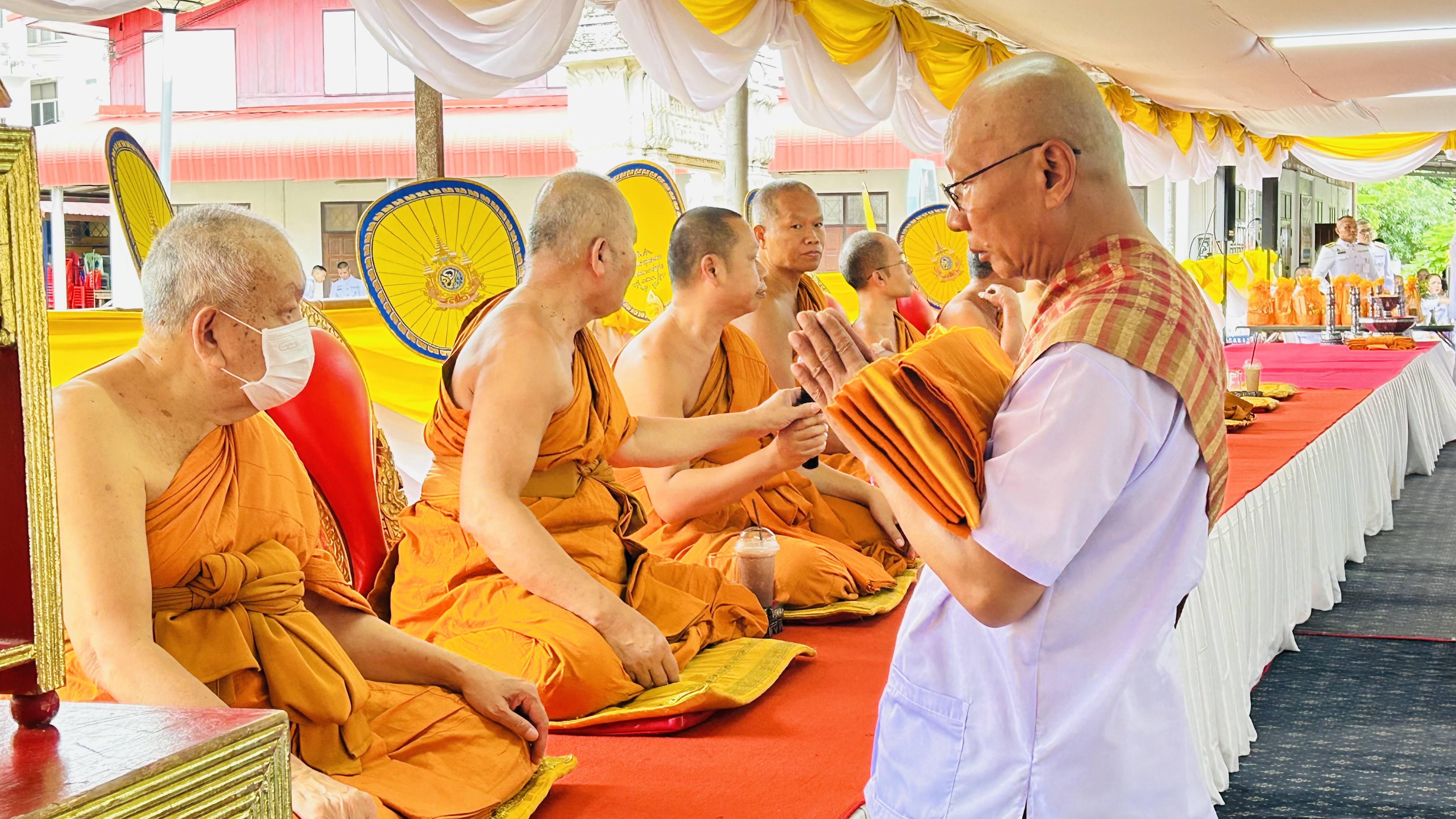 พช.โยสธร ร่วมโครงการบรรพชาอุปสมบทเฉลิมพระเกียรติพระบาทสมเด็จพระเจ้าอยู่หัว เนื่องในโอกาสมหามงคลเฉลิมพระชนมพรรษา 6 รอบ 28 กรกฎาคม 2567