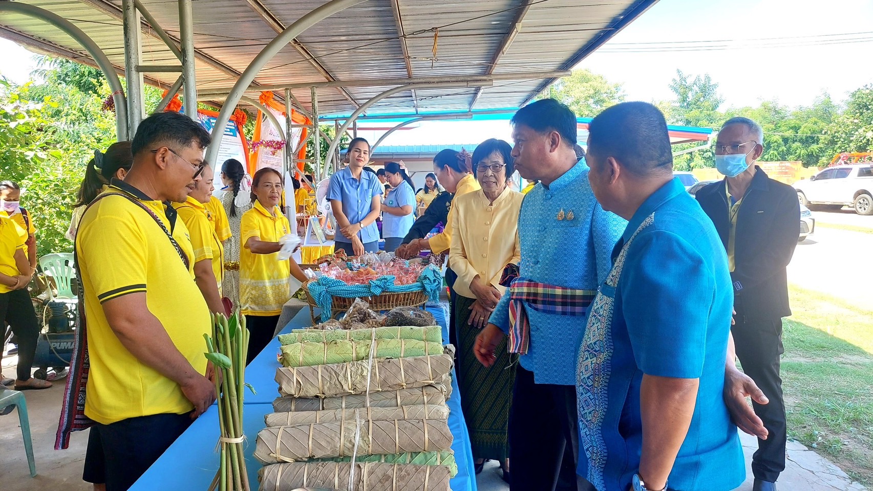 “ผู้ตรวจกรมการพัฒนาชุมชน (นายคมกริช ชินชนะ) ลงพื้นที่ตรวจประเมินการจัดตั้งศูนย์สารสนเทศตำบลต้นแบบเพื่อพัฒนาคุณภาพชีวิตตำบลบึงแก อำเภอมหาชนะชัย จังหวัดยโสธร”