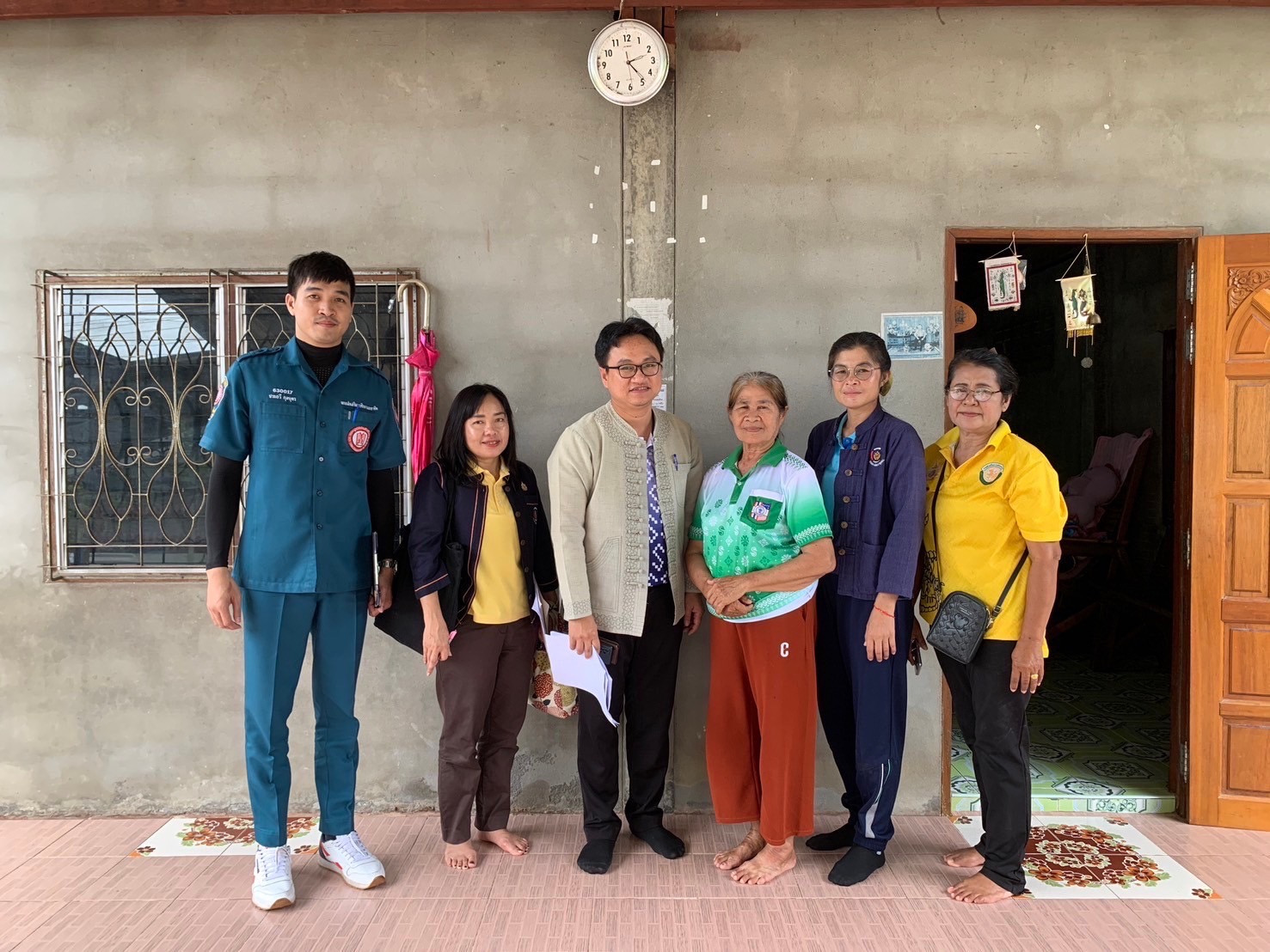 “กรมการพัฒนาชุมชนร่วมกับมูลนิธิป่อเต็กตึ๊งลงพื้นที่จัดเก็บข้อมูล ในพื้นที่ จังหวัดยโสธร”