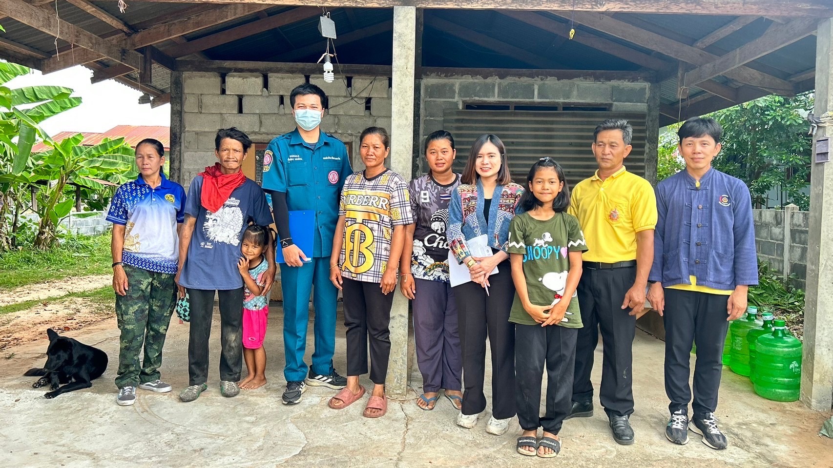 “กรมการพัฒนาชุมชนร่วมกับมูลนิธิป่อเต็กตึ๊งลงพื้นที่จัดเก็บข้อมูล ในพื้นที่ จังหวัดยโสธร”