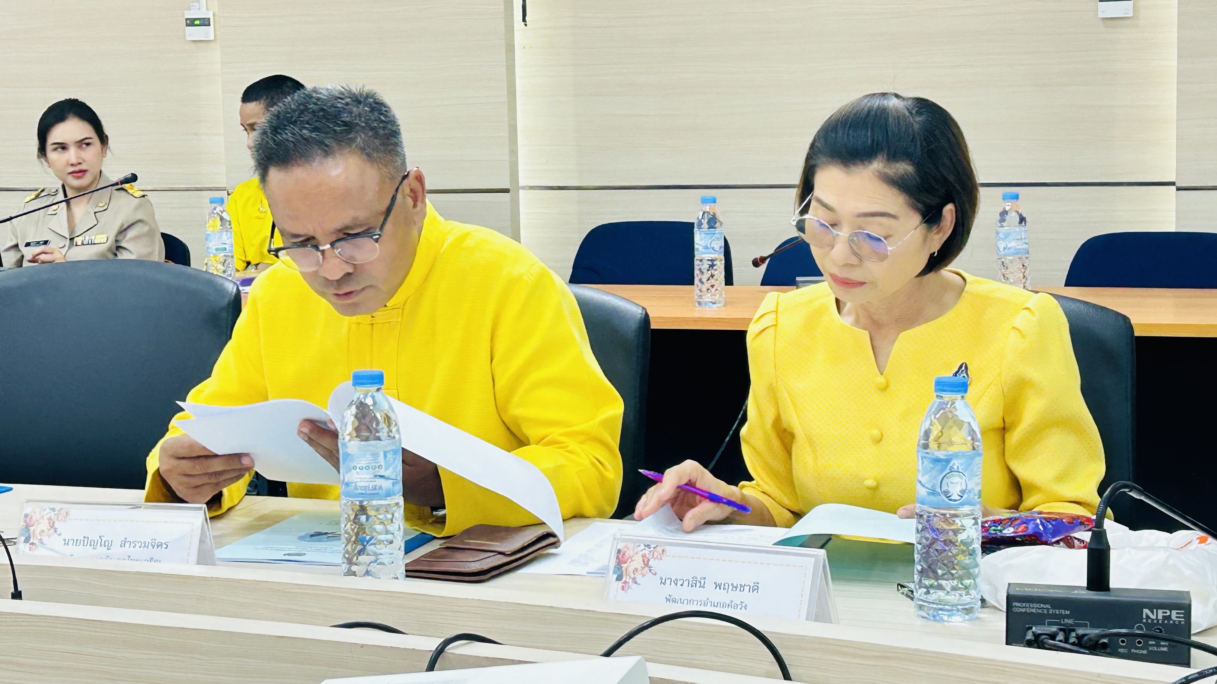 ผู้ตรวจราชการกรมการพัฒนาชุมชน ติดตามการขับเคลื่อนงานตามภารกิจสำคัญกรมการพัฒนาชุมชน สำนักงานพัฒนาชุมชนจังหวัดยโสธร