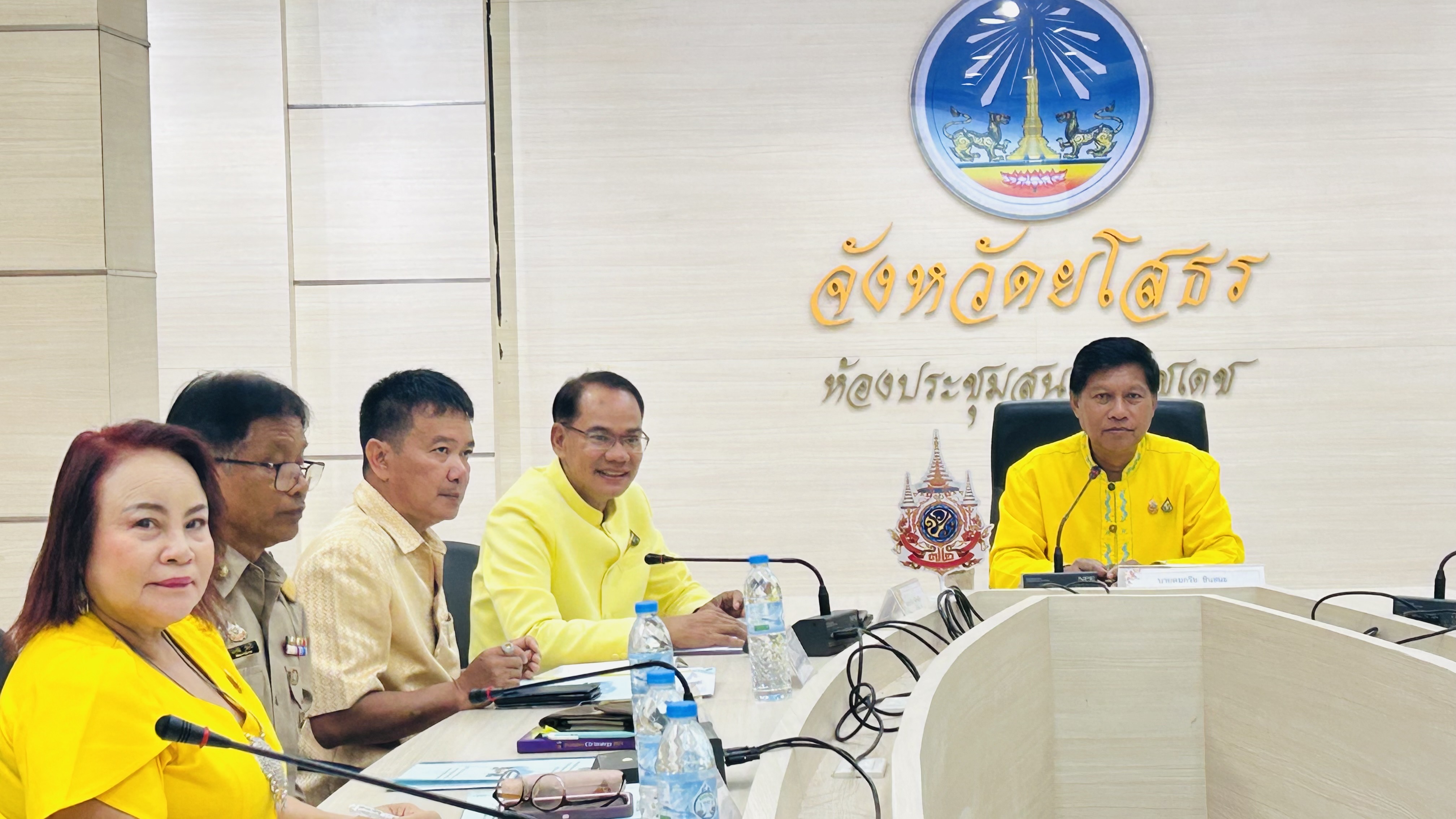 ผู้ตรวจราชการกรมการพัฒนาชุมชน ติดตามการขับเคลื่อนงานตามภารกิจสำคัญกรมการพัฒนาชุมชน สำนักงานพัฒนาชุมชนจังหวัดยโสธร