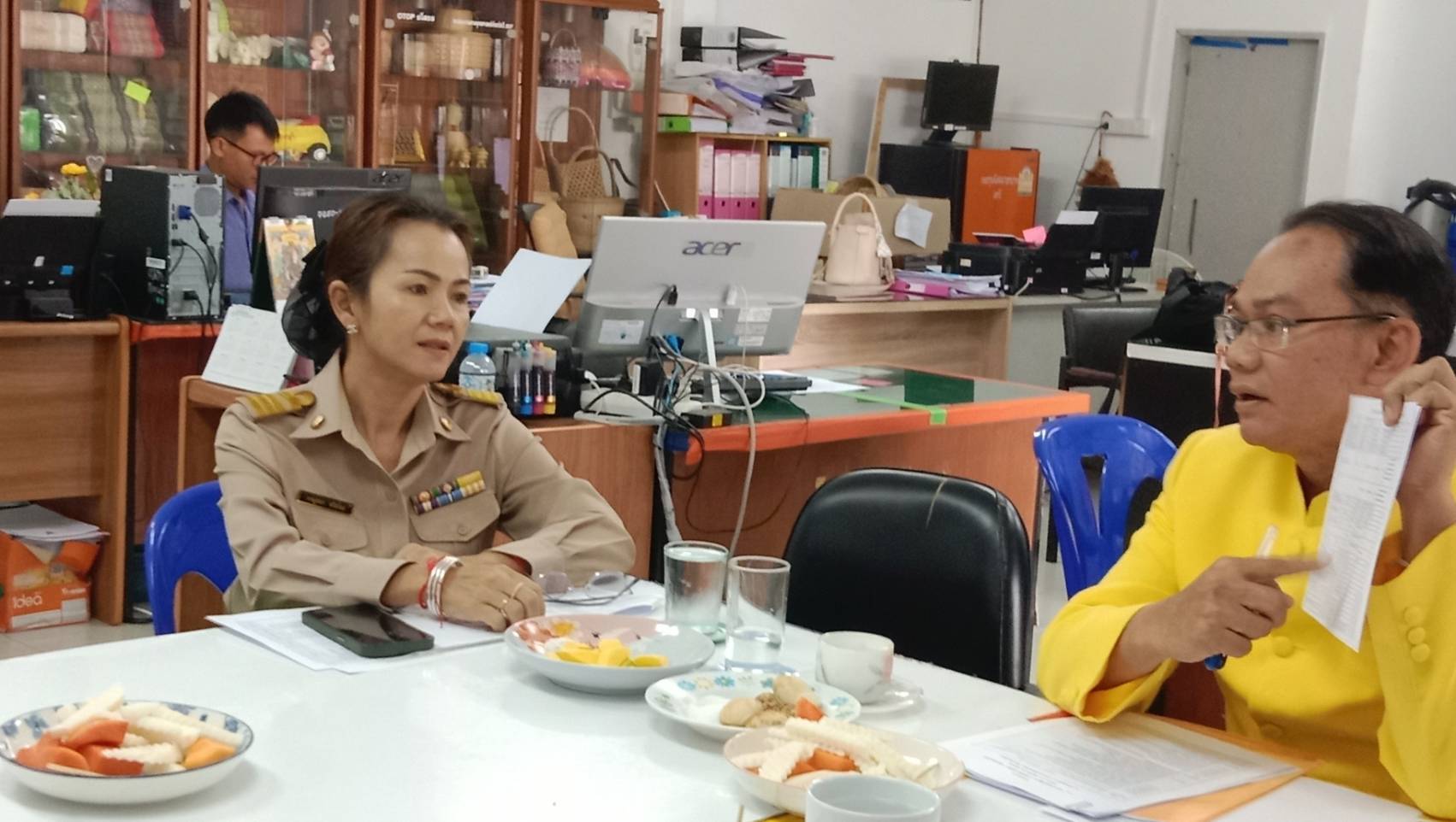 พช ยโสธร  ประชุมเตรียมความพร้อมการจัดงานเทศกาลจูดไฟตูมกา ประจำปี 2567