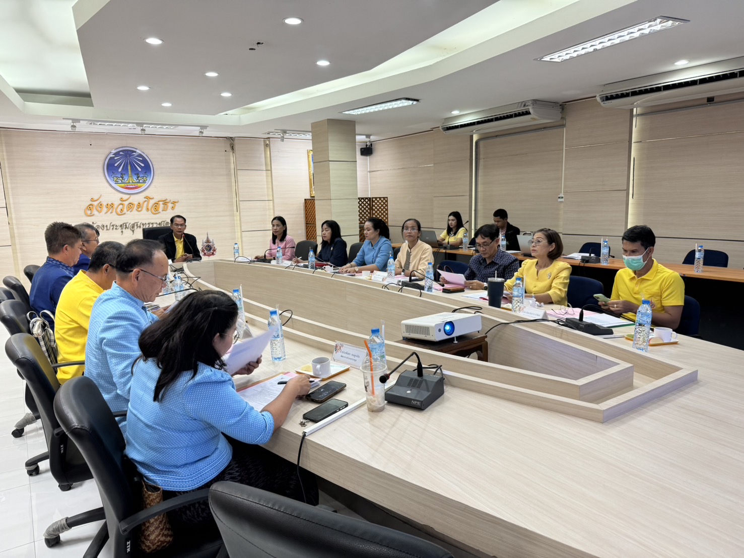 พช.ยโสธร..ประชุมวางแผนการขับเคลื่อนงานพัฒนาชุมชน ประจำปีงบประมาณ พ.ศ. 2568 ประจำเดือนพฤศจิกายน 2567