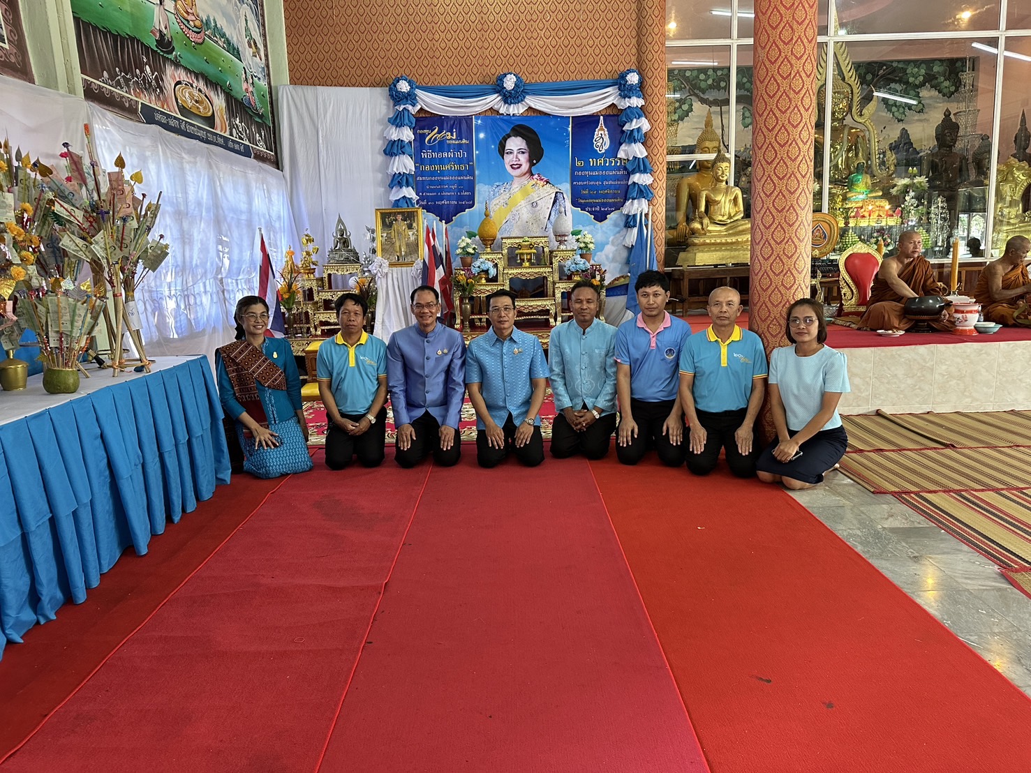 พช.ยโสธร พิธีทอดผ้าป่าสามัคคี กองทุนศรัทธา เพื่อสมทบกองทุนแม่ของแผ่นดินบ้านพรสวรรค์ หมู่ 11 ตำบลสามแยก