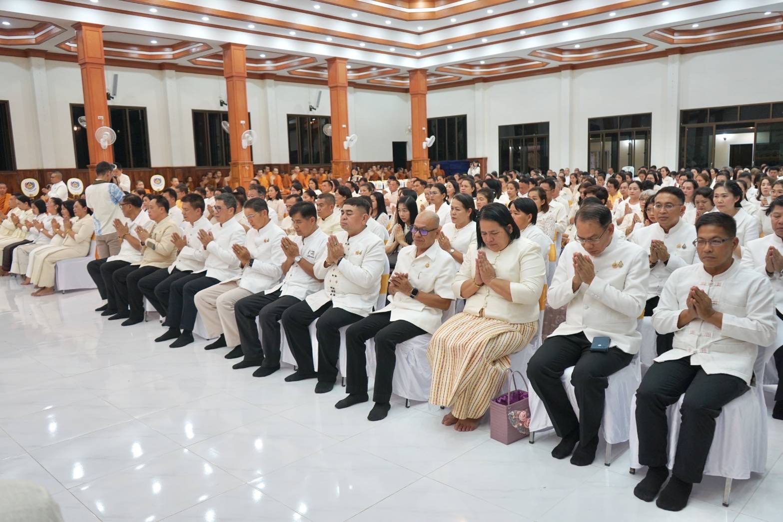 🛞พช. ยโสธร ร่วมพิธีสมโภชผ้าพระกฐินพระราชทาน โดยกรมการพัฒนาชุมชน ณ วัดศรีสุทธาวาส พระอารามหลวง ตำบลกุดป่อง อำเภอเมืองเลย จังหวัดเลย 🛞