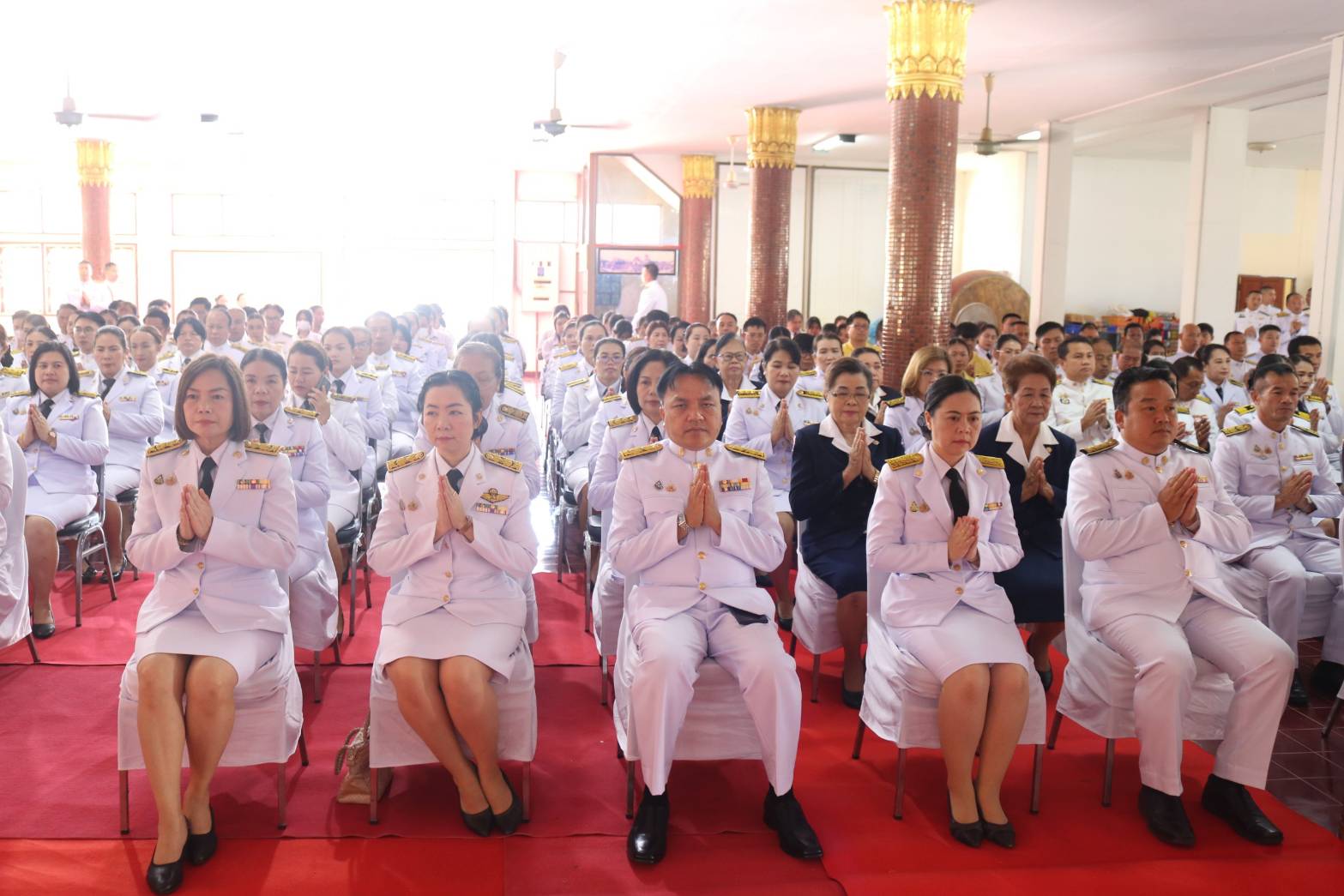 🌼พช.ยโสธร 🌼 ร่วมพิธีบำเพ็ญกุศลถวายพระราชกุศล พระบาทสมเด็จพระบรมชนกาธิเบศร มหาภูมิพลอดุลยเดชมหาราช บรมนาถบพิตร เนื่องในวันคล้ายวันพระบรมราชสมภพ 5 ธันวาคม 2567