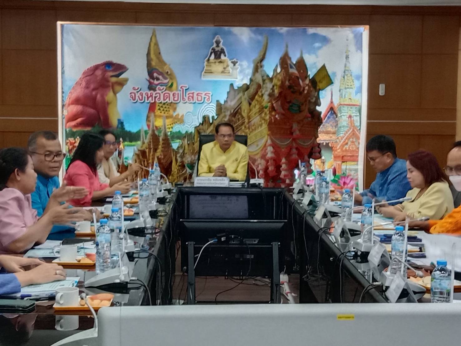 🌼พช.ยโสธร🌼 ประชุมผู้บริหารและเจ้าหน้าที่พัฒนาชุมชน สังกัดสำนักงานพัฒนาชุมชนจังหวัดยโสธร ประจำเดือนธันวาคม 2567