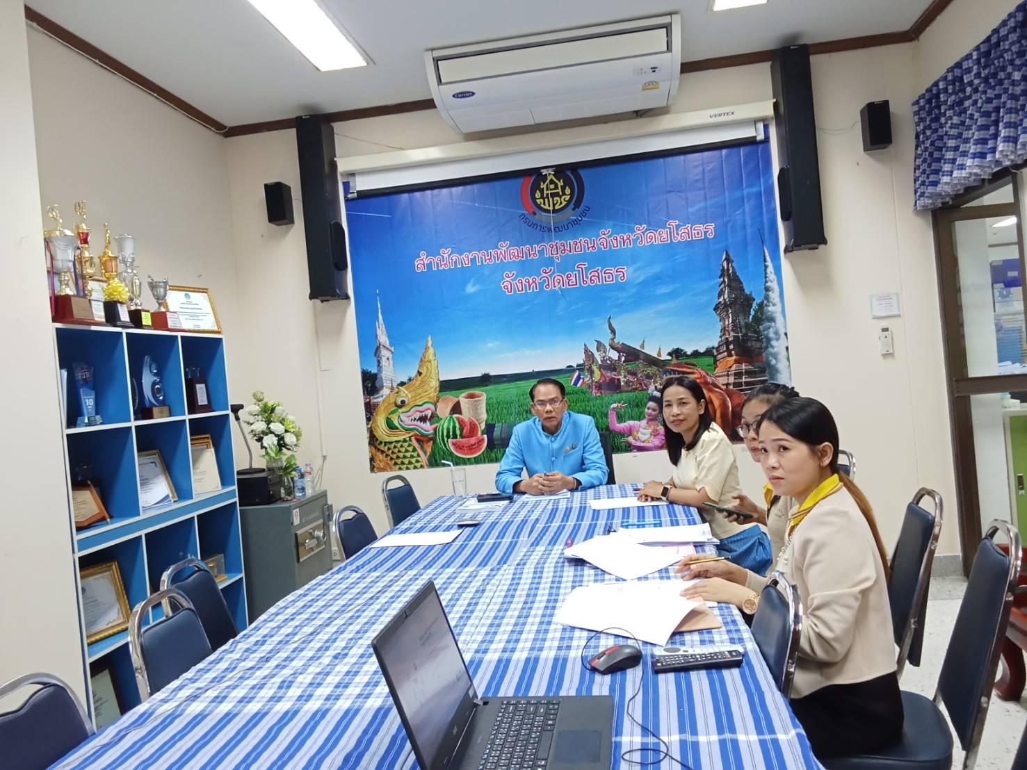 ⚡⚡พช.ยโสธร !! เข้าร่วมประชุมเร่งรัดการเบิกจ่ายประจำปีงบประมาณ 2568 ครั้งที่ 1/2568