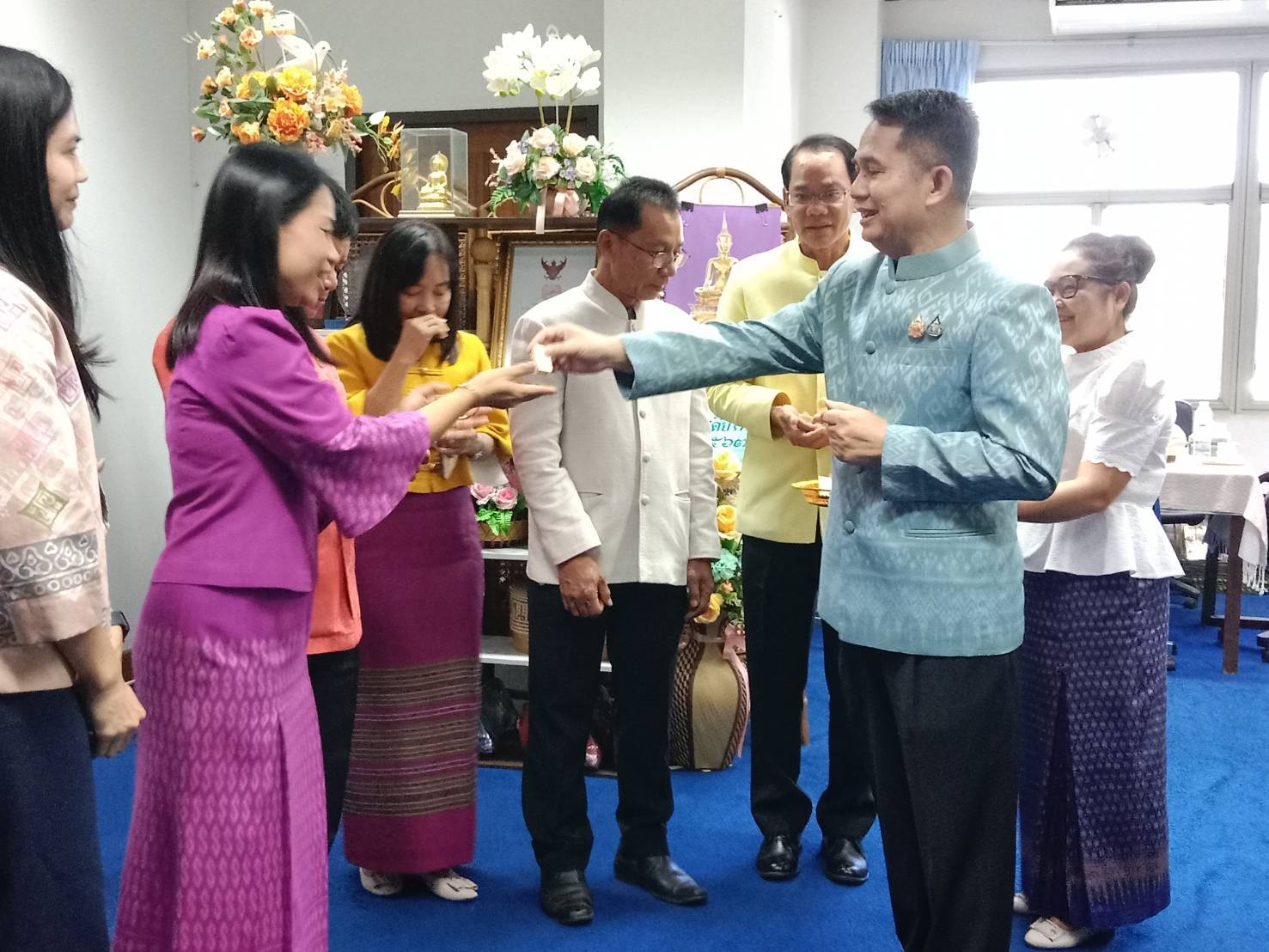 🔶พช.ยโสธร🔶 นำทีมบุคลากรในสังกัดเข้า ‘สวัสดีปีใหม่’ รองผู้ว่าราชการจังหวัดยโสธร