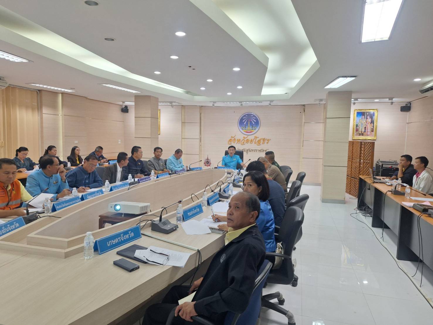 🔶พช.ยโสธร🔶 เข้าร่วมประชุมเตรียมความพร้อมรับเสด็จฯ สมเด็จพระกนิษฐาธิราชเจ้า กรมสมเด็จพระเทพรัตนราชสุดาฯ สยามบรมราชกุมารี