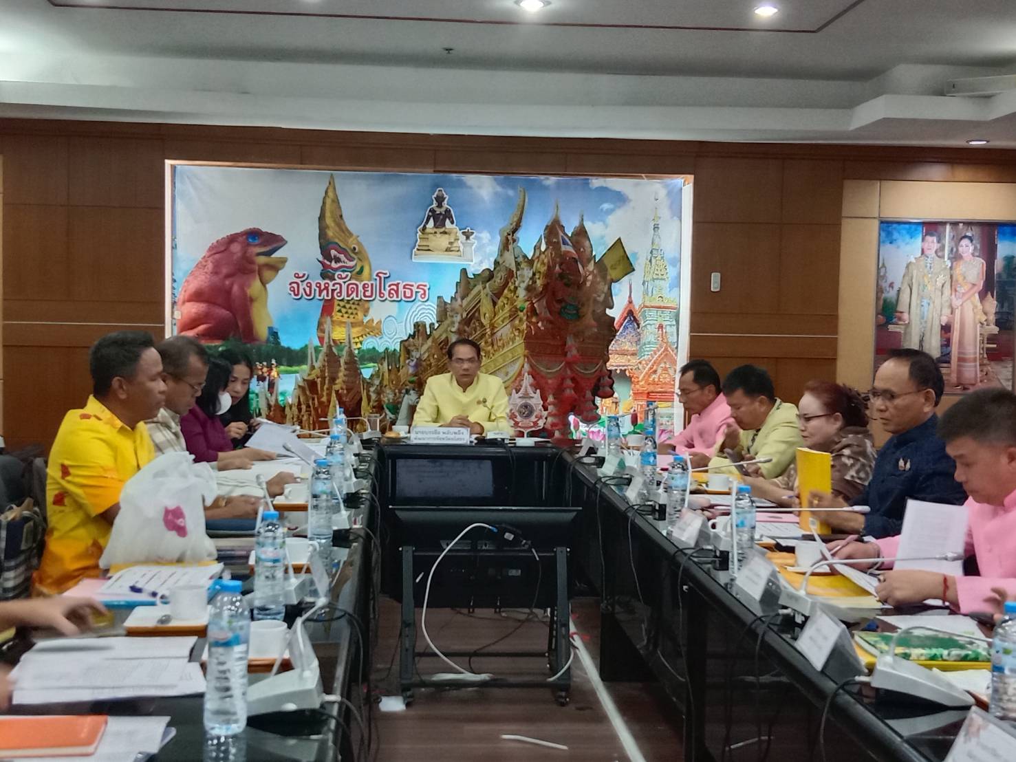 ☘️พช.ยโสธร☘️ประชุมคณะผู้บริหารและเจ้าหน้าที่พัฒนาชุมชน สังกัดสำนักงานพัฒนาชุมชนจังหวัดยโสธร ครั้งที่ 1 /2568