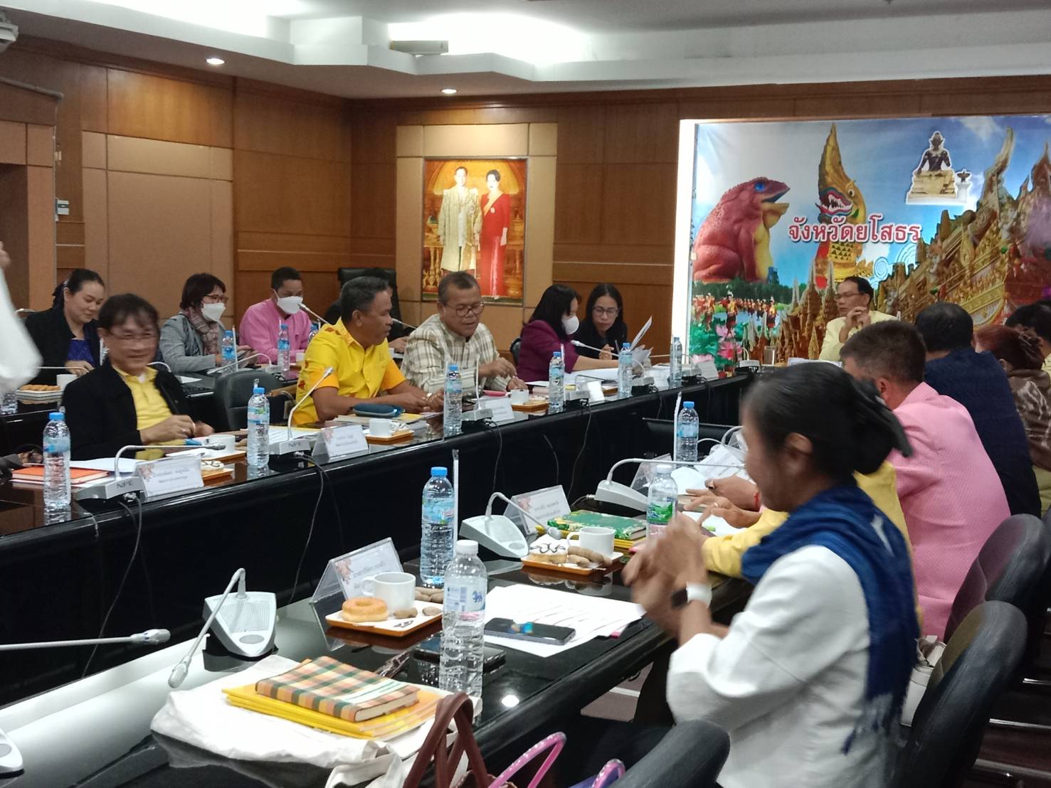 ☘️พช.ยโสธร☘️ประชุมคณะผู้บริหารและเจ้าหน้าที่พัฒนาชุมชน สังกัดสำนักงานพัฒนาชุมชนจังหวัดยโสธร ครั้งที่ 1 /2568