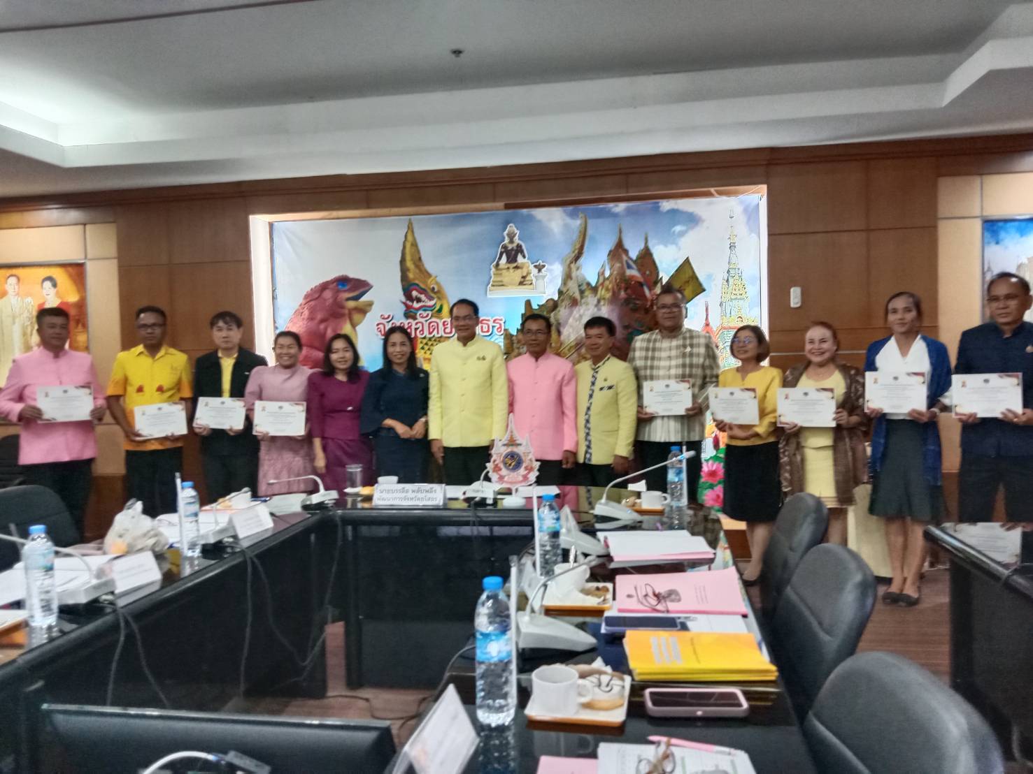 ☘️พช.ยโสธร☘️ประชุมคณะผู้บริหารและเจ้าหน้าที่พัฒนาชุมชน สังกัดสำนักงานพัฒนาชุมชนจังหวัดยโสธร ครั้งที่ 1 /2568