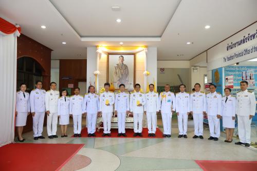 🏃พช.ยโสธร🧑‍🤝‍🧑 เข้าร่วมพิธีมอบปฏิทินหลวงพุทธศักราช 2568 พระราชทานสำหรับความสุขปีใหม่