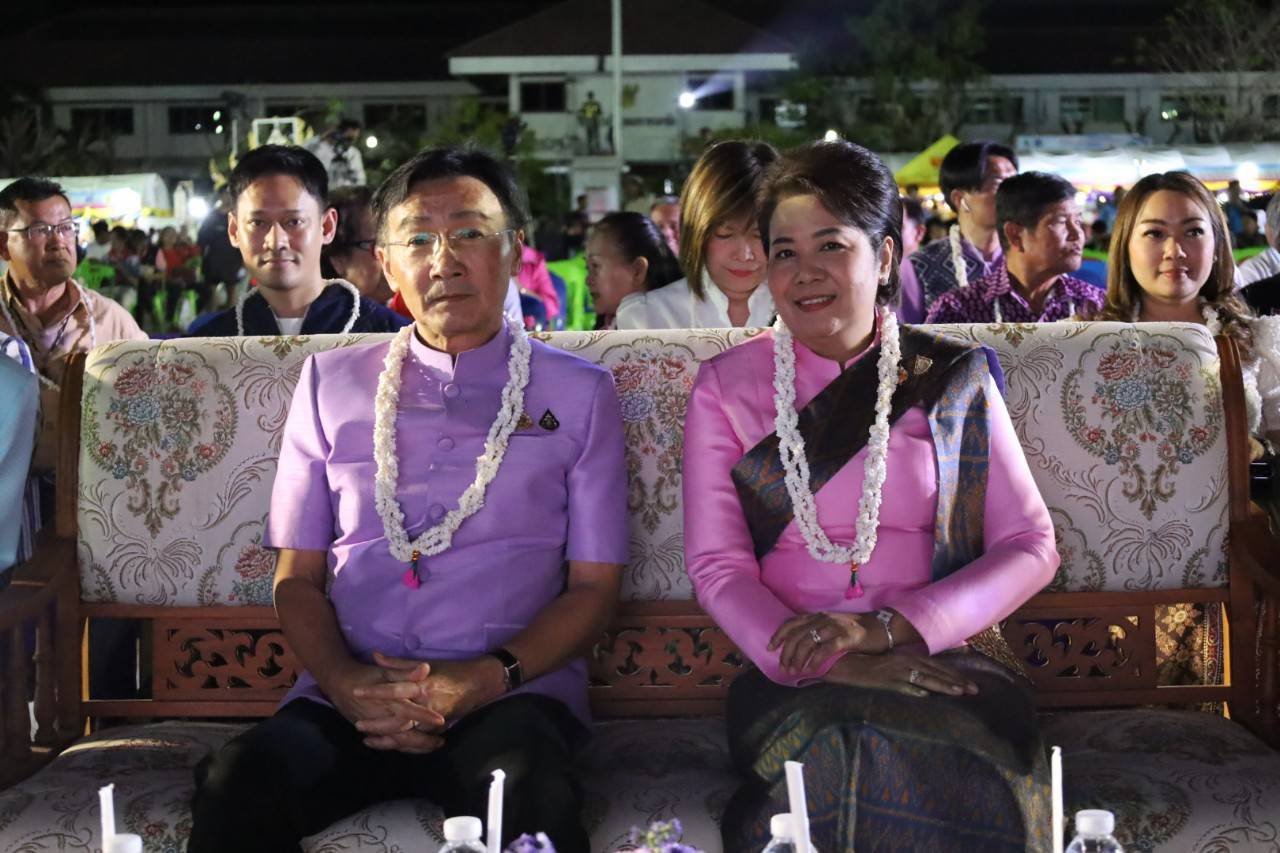 🟡⚪พช.ยโสธร⚪🟡 ร่วมงานประเพณีแห่มาลัยเข้าตอกหนึ่งเดียวในโลก ประจำปี 2568