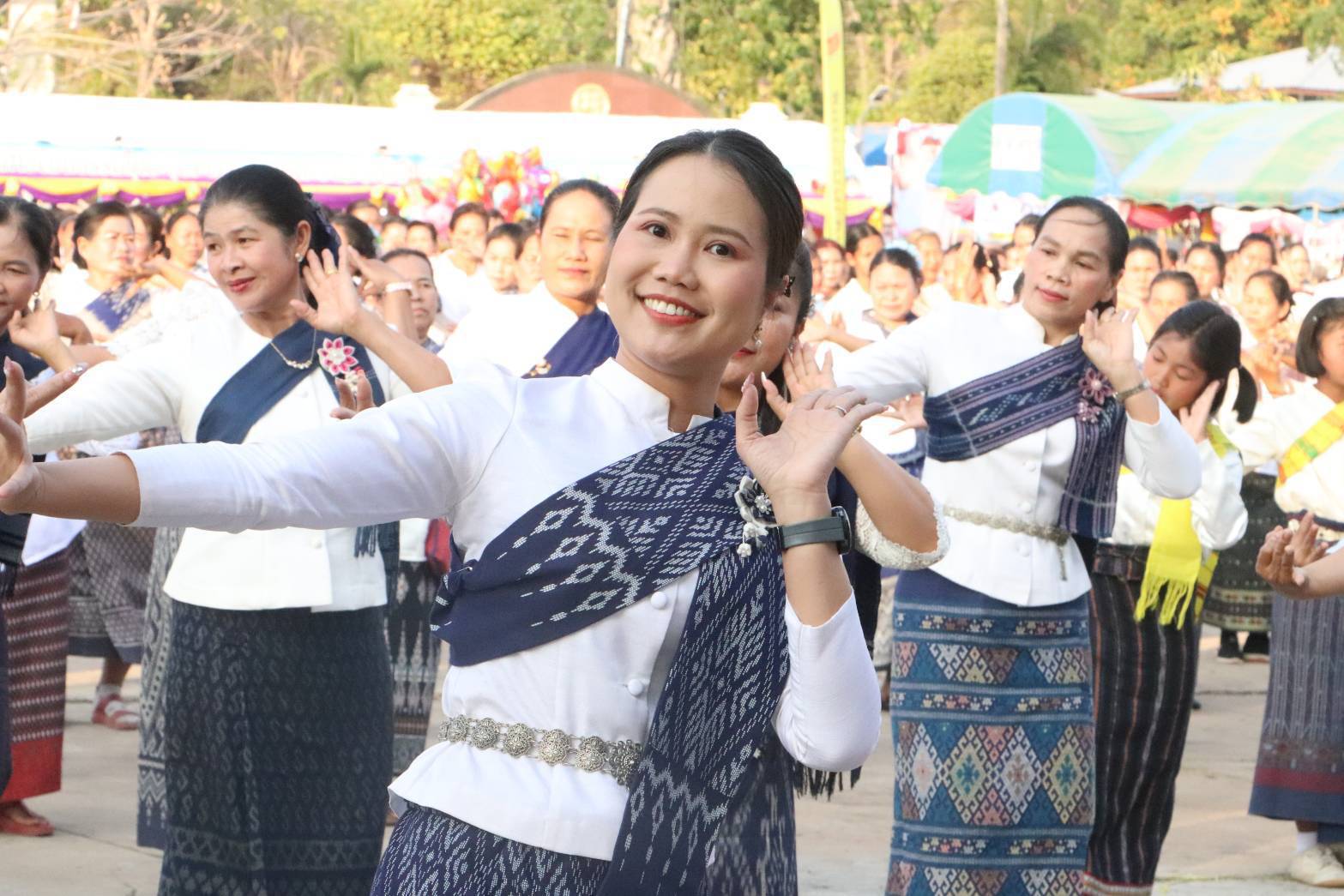 🟡⚪พช.ยโสธร⚪🟡 ร่วมงานประเพณีแห่มาลัยเข้าตอกหนึ่งเดียวในโลก ประจำปี 2568