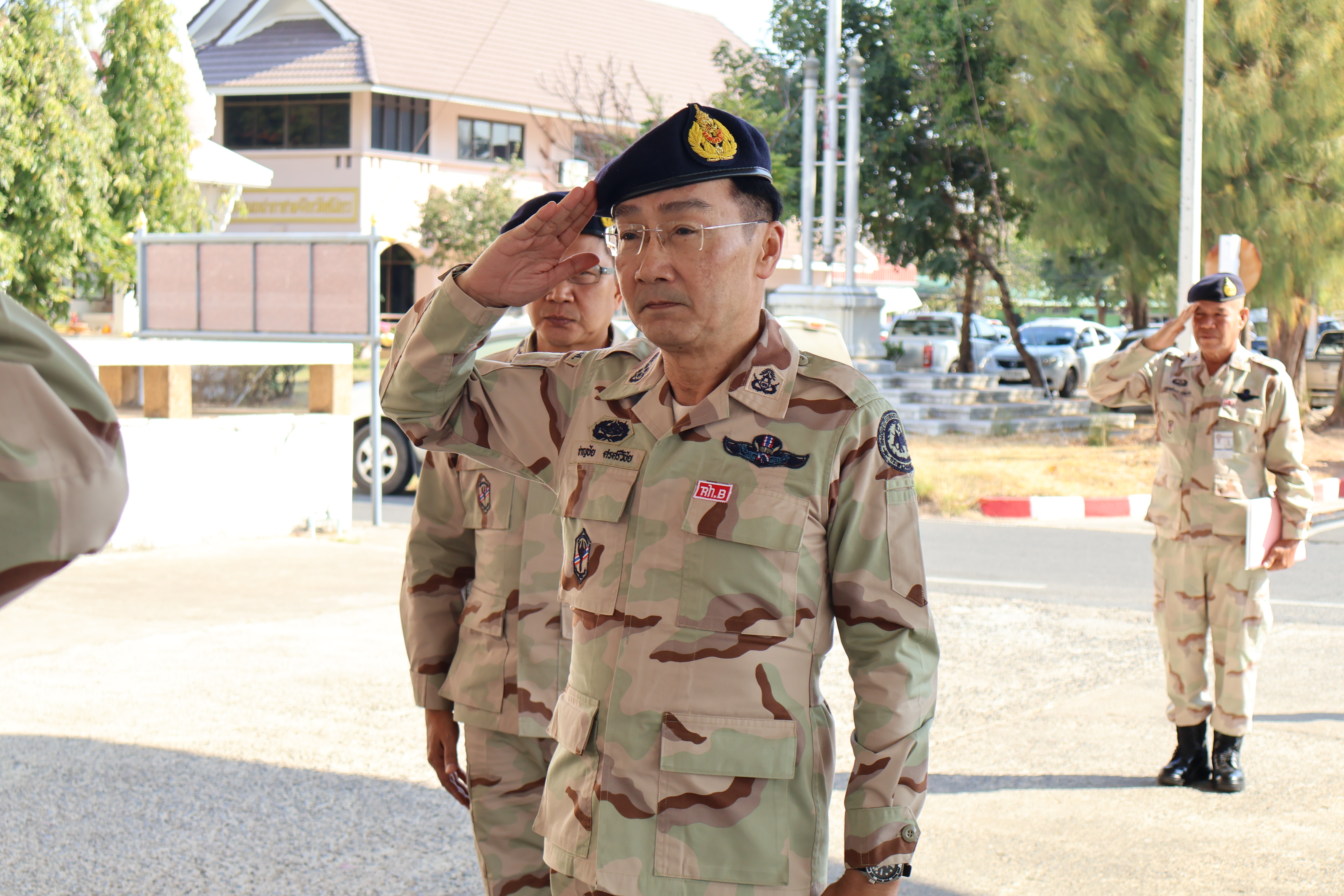 🔶พช.ยโสธร🔶 เข้าร่วมกิจกรรมวันคล้ายวันสถาปนากองอาสารักษาดินแดนครบรอบ 71 ปี