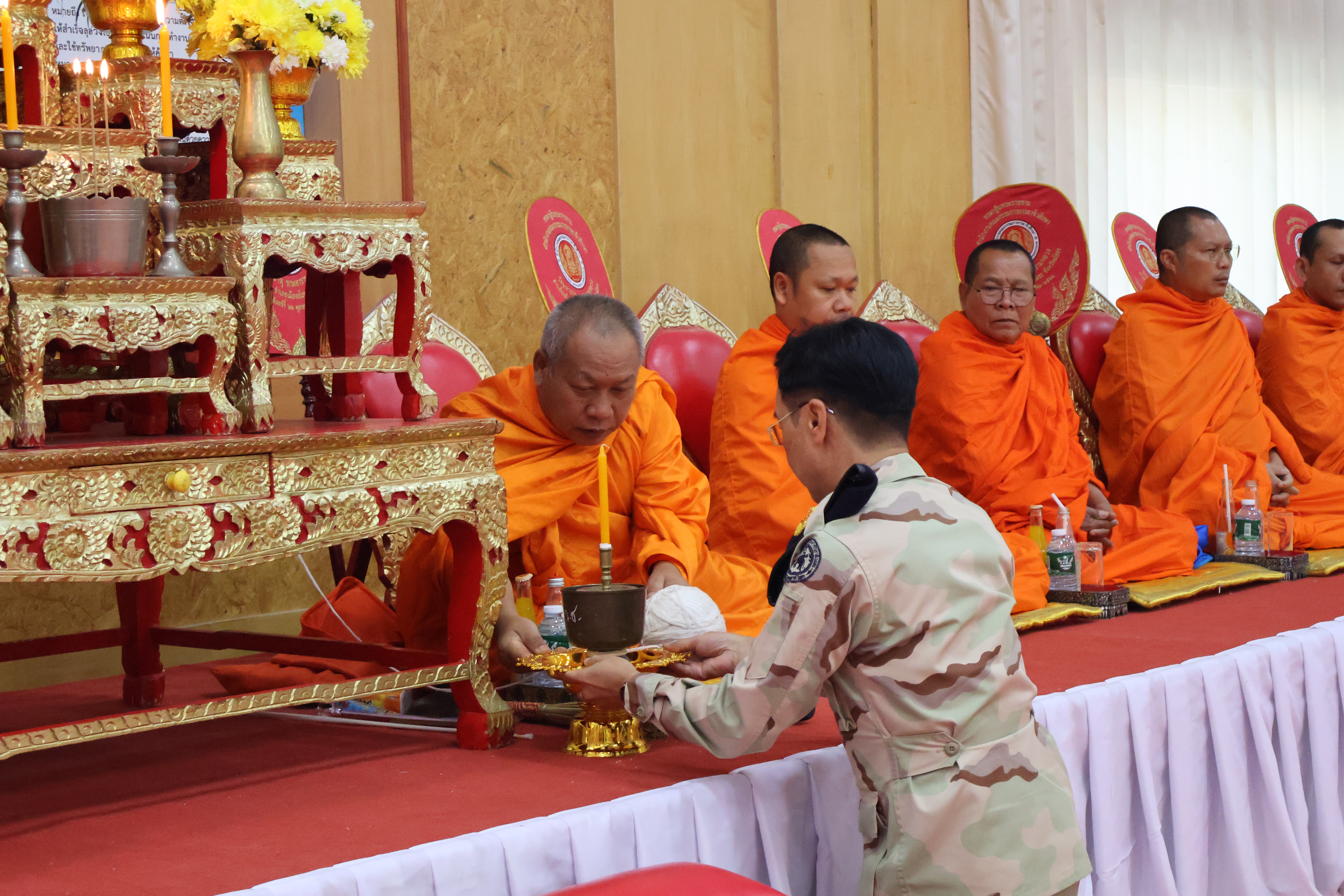 🔶พช.ยโสธร🔶 เข้าร่วมกิจกรรมวันคล้ายวันสถาปนากองอาสารักษาดินแดนครบรอบ 71 ปี