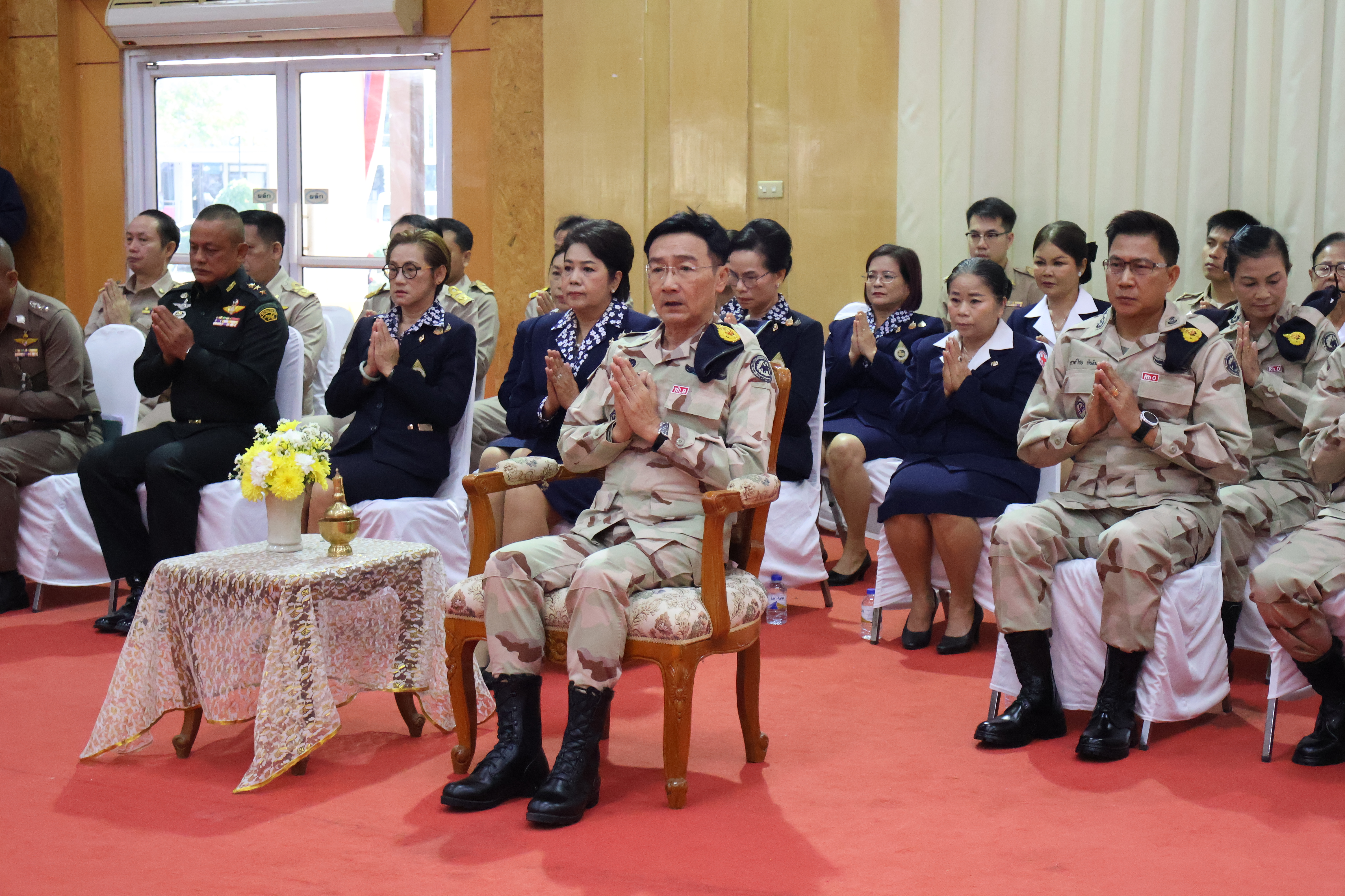 🔶พช.ยโสธร🔶 เข้าร่วมกิจกรรมวันคล้ายวันสถาปนากองอาสารักษาดินแดนครบรอบ 71 ปี