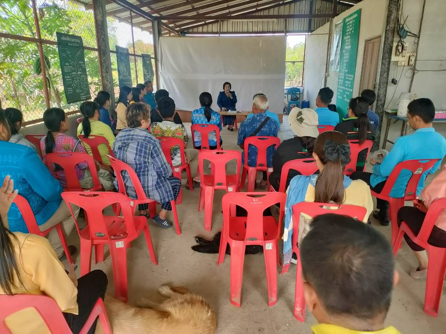 🟨พช.ยโสธร🟨 รับการตรวจติดตามผลการปฏิบัติราชการ ตามนโยบายรัฐบาล ภารกิจเร่งด่วน กระทรวงมหาดไทย ภารกิจงานสำคัญกรมการพัฒนาชุมชน ในพื้นที่อำเภอเมืองยโสธร จังหวัดยโสธร โดย ผู้ตรวจราชการกรม (นางนวลจันทร์ ศรีมงคล) ปฏิบัติหน้าที่ผู้อำนวยการศูนย์ศึกษาและพัฒนาชุมชนอุบลราชธานี