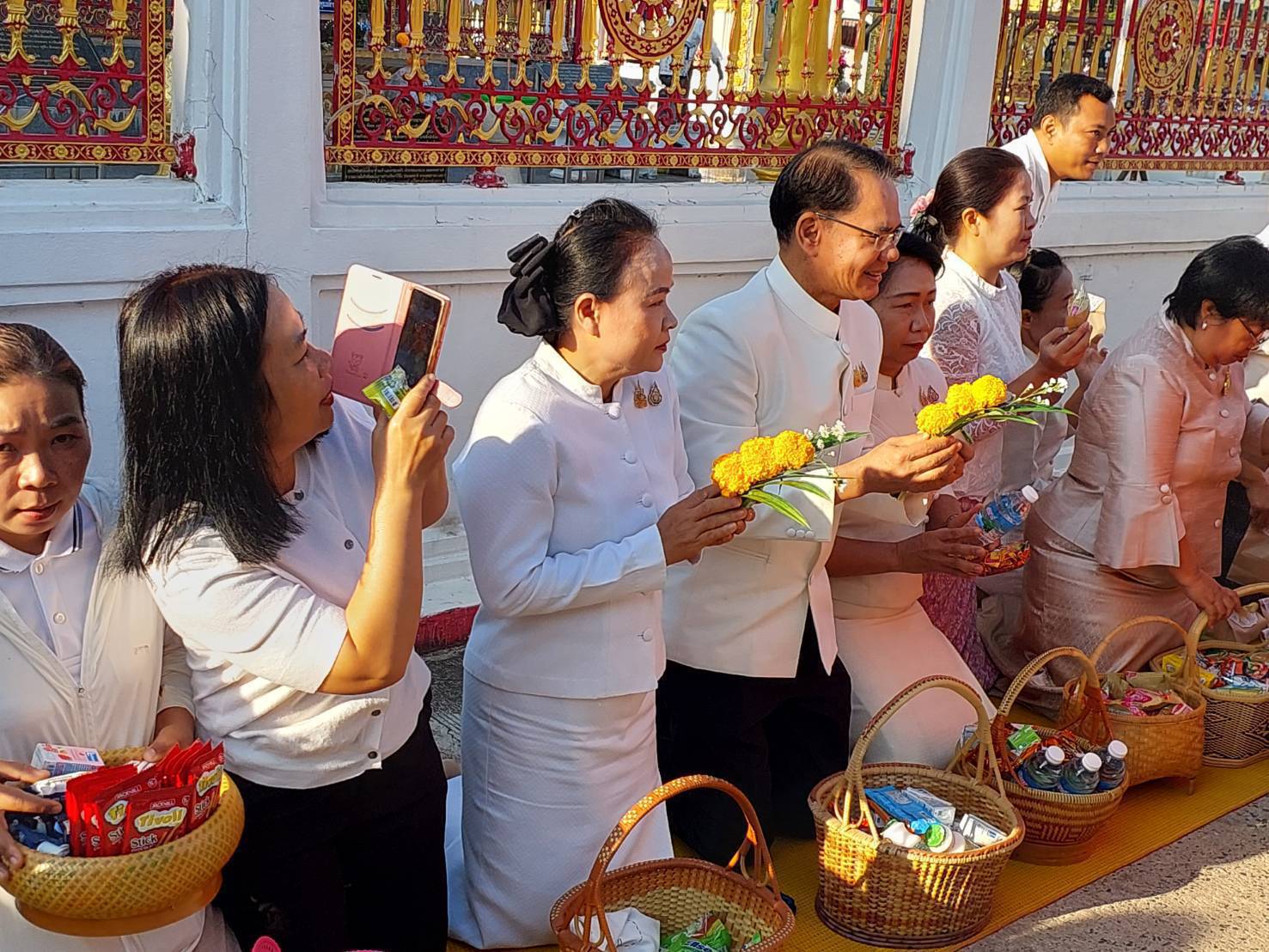 🧖พช.ยโสธร🧖 ร่วมกิจกรรมส่งเสริมพระพุทธศาสนา เนื่องในเทศกาลวันมาฆบูชา 2568