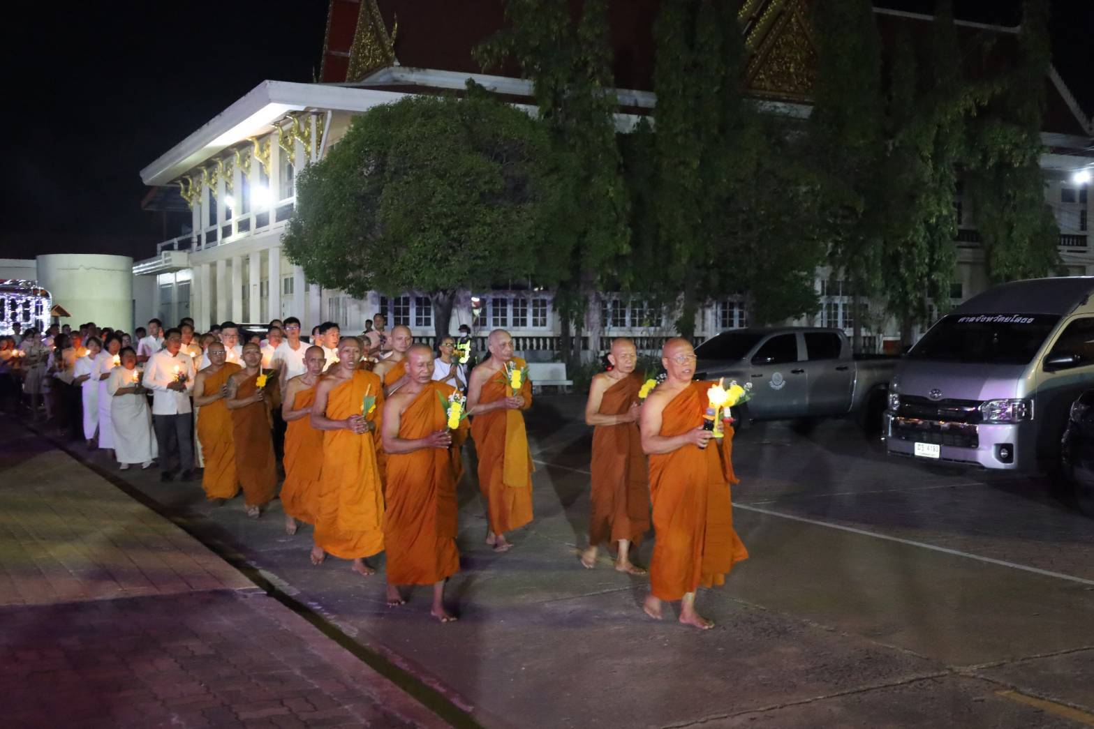 🧖พช.ยโสธร🧖 ร่วมกิจกรรมส่งเสริมพระพุทธศาสนา เนื่องในเทศกาลวันมาฆบูชา 2568