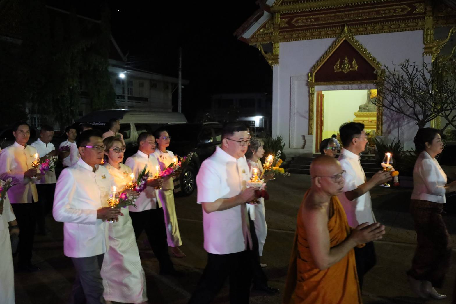 🧖พช.ยโสธร🧖 ร่วมกิจกรรมส่งเสริมพระพุทธศาสนา เนื่องในเทศกาลวันมาฆบูชา 2568
