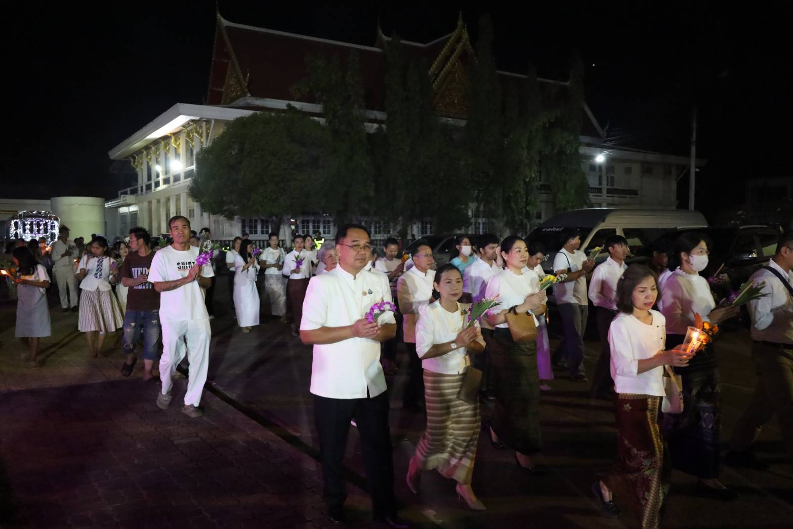 🧖พช.ยโสธร🧖 ร่วมกิจกรรมส่งเสริมพระพุทธศาสนา เนื่องในเทศกาลวันมาฆบูชา 2568
