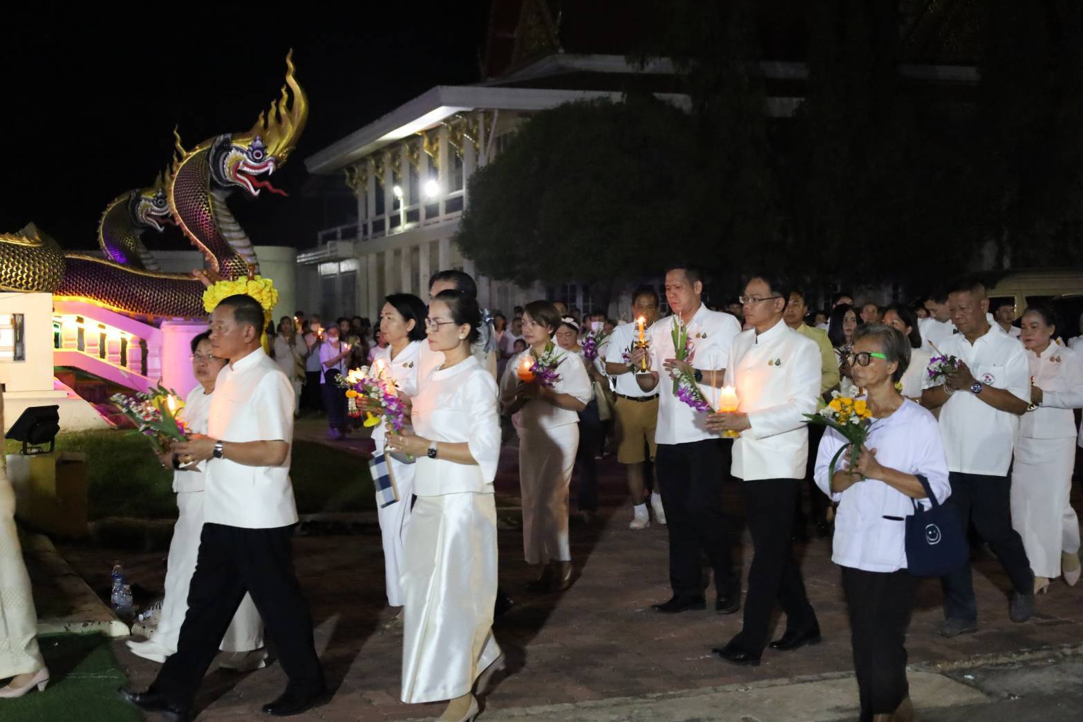 🧖พช.ยโสธร🧖 ร่วมกิจกรรมส่งเสริมพระพุทธศาสนา เนื่องในเทศกาลวันมาฆบูชา 2568