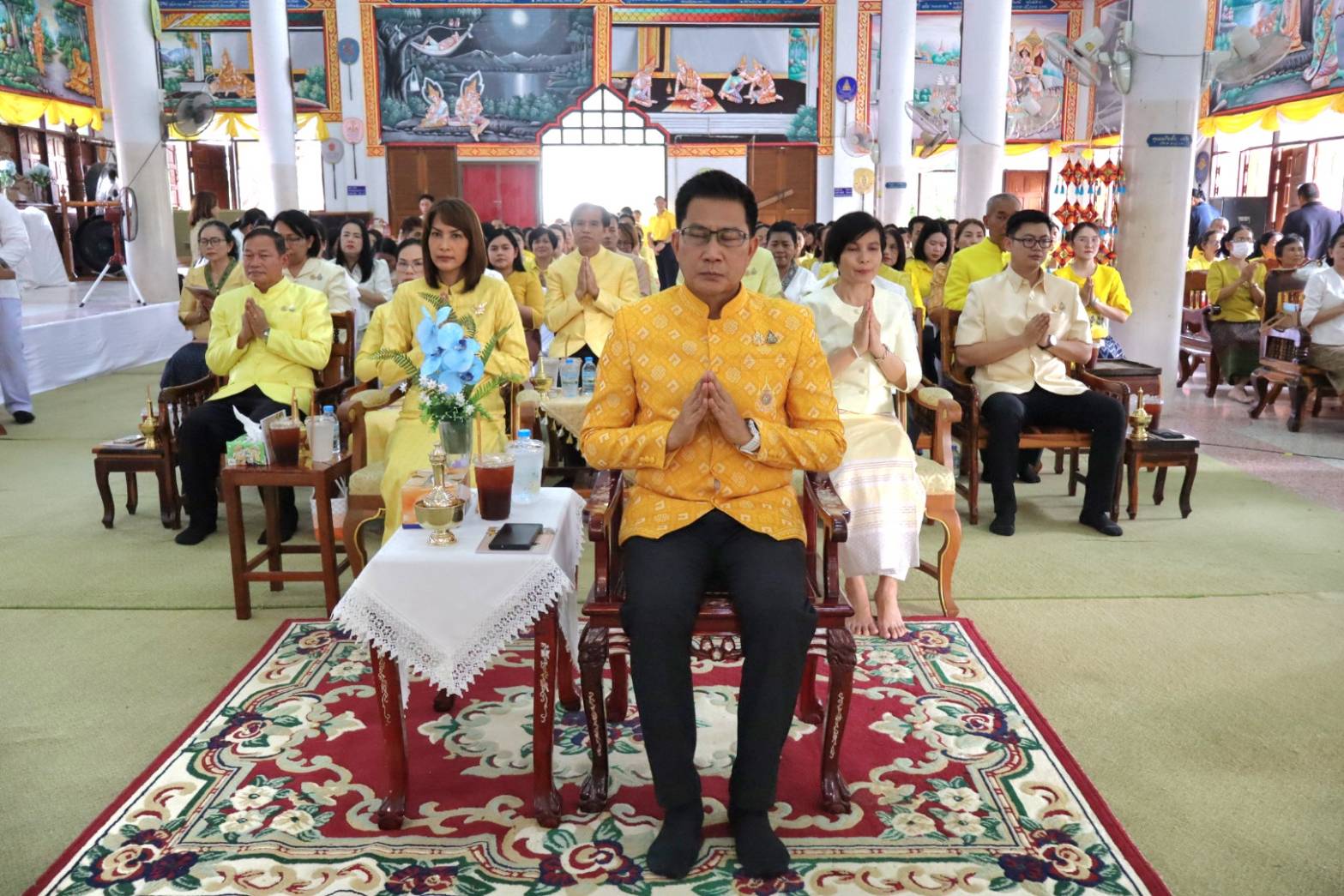 พช.ยโสธร เข้าร่วมพิธีเจริญพระพุทธมนต์ถวายพระพรชัยมงคลแด่พระบาทสมเด็จพระเจ้าอยู่หัว และพระบรมวงศานุวงศ์ ประจำปี 2568