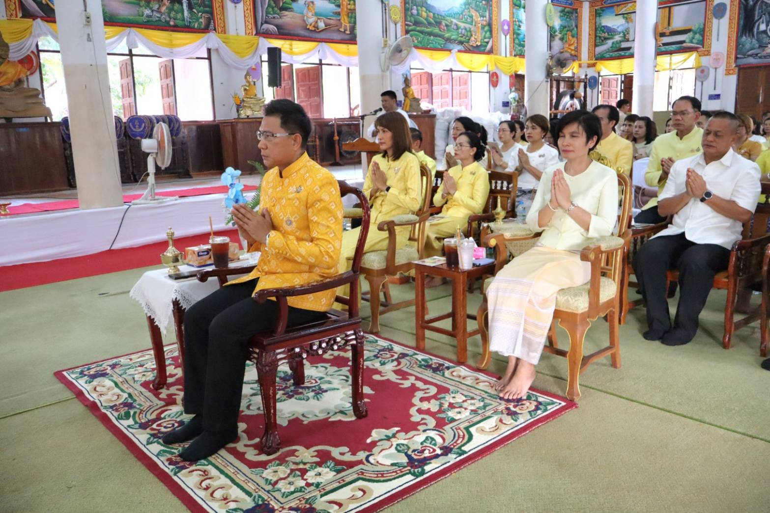 พช.ยโสธร เข้าร่วมพิธีเจริญพระพุทธมนต์ถวายพระพรชัยมงคลแด่พระบาทสมเด็จพระเจ้าอยู่หัว และพระบรมวงศานุวงศ์ ประจำปี 2568