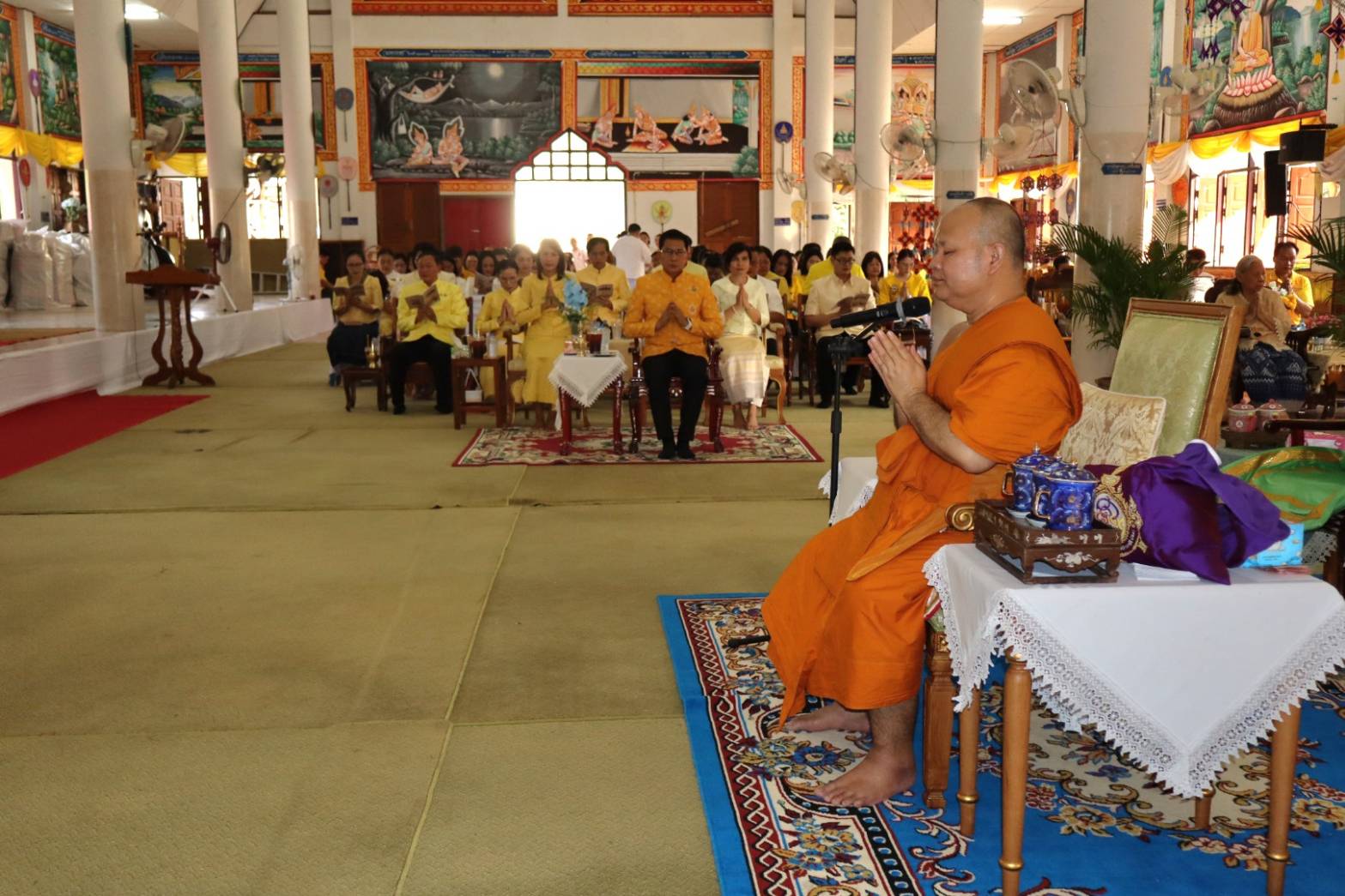 พช.ยโสธร เข้าร่วมพิธีเจริญพระพุทธมนต์ถวายพระพรชัยมงคลแด่พระบาทสมเด็จพระเจ้าอยู่หัว และพระบรมวงศานุวงศ์ ประจำปี 2568