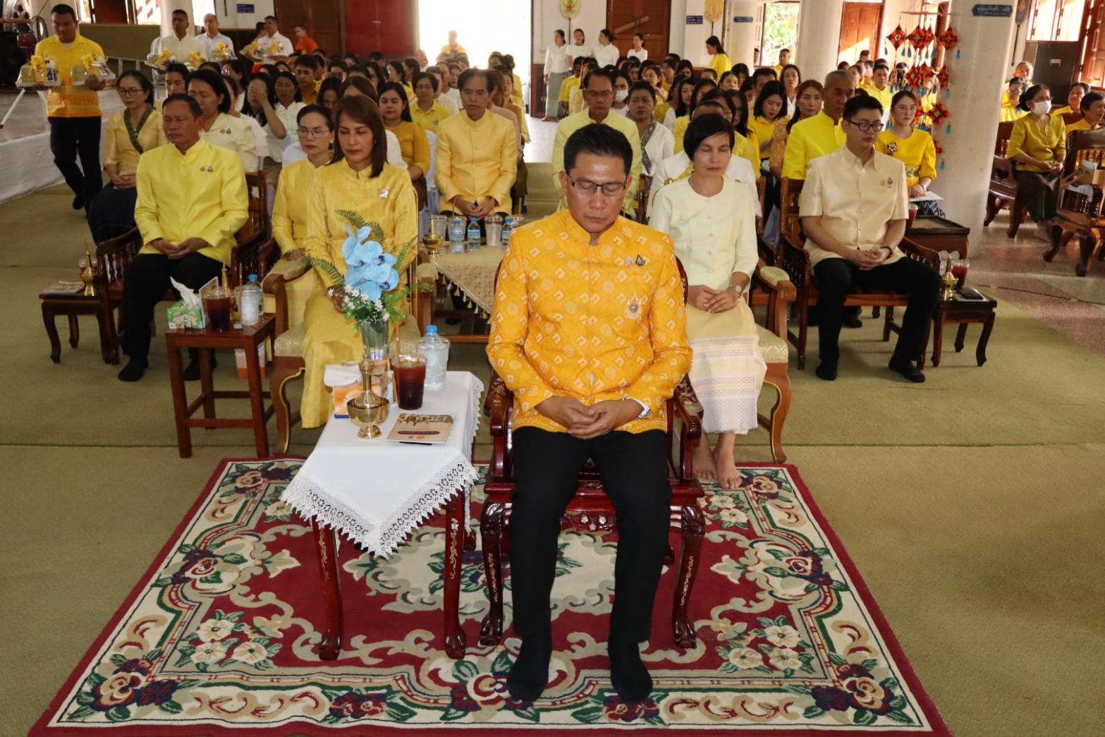 พช.ยโสธร เข้าร่วมพิธีเจริญพระพุทธมนต์ถวายพระพรชัยมงคลแด่พระบาทสมเด็จพระเจ้าอยู่หัว และพระบรมวงศานุวงศ์ ประจำปี 2568