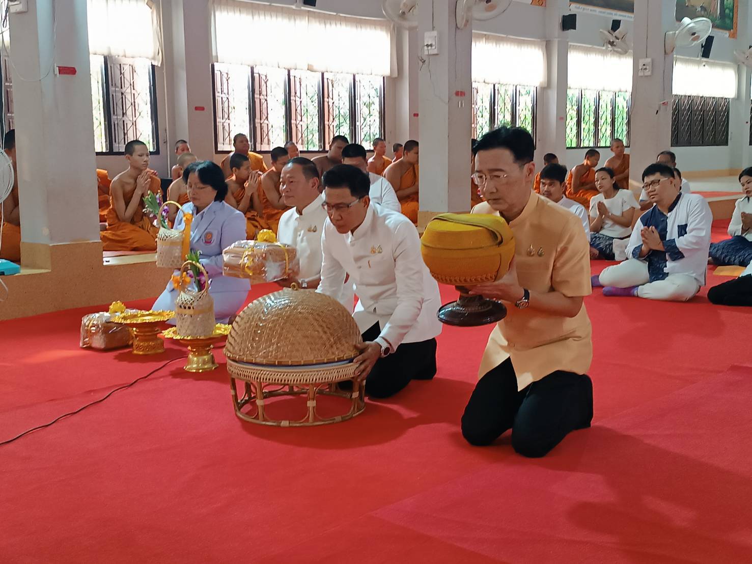 พช.ยโสธร เข้าร่วมโครงการ “ผู้ว่าฯ พาเติมบุญ หนุนนำวิถีพุทธ” ครั้งที่ 2 ณ วัดบูรพารามใต้ ตำบลทรายมูล อำเภอทรายมูล จังหวัดยโสธร