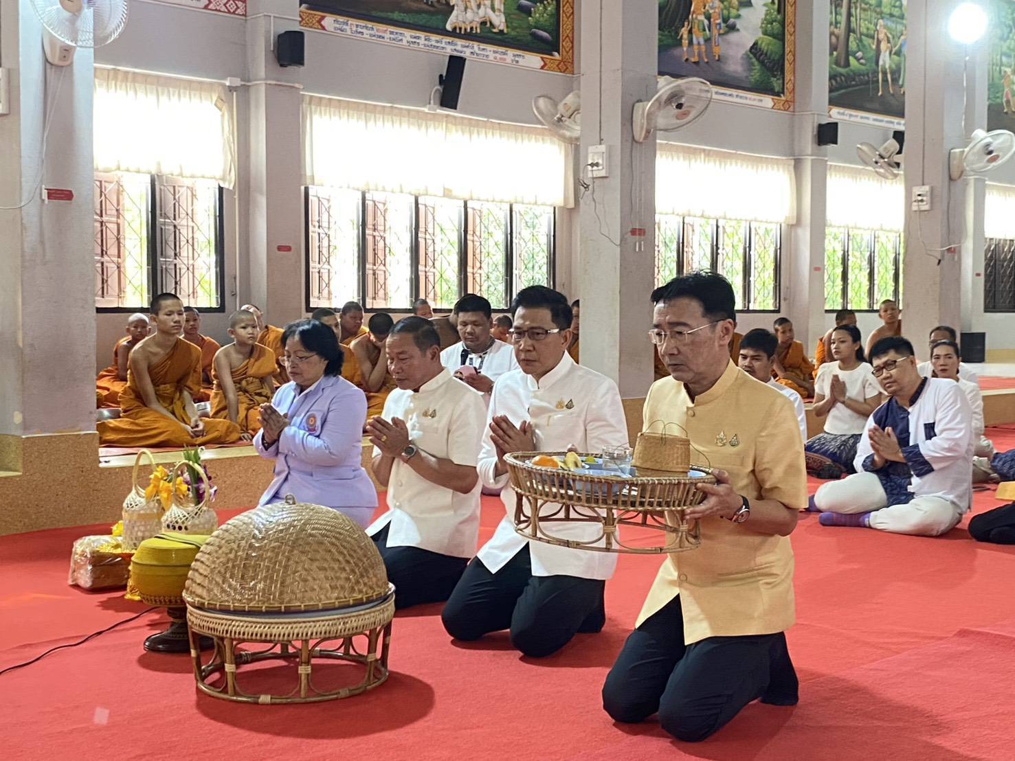 พช.ยโสธร เข้าร่วมโครงการ “ผู้ว่าฯ พาเติมบุญ หนุนนำวิถีพุทธ” ครั้งที่ 2 ณ วัดบูรพารามใต้ ตำบลทรายมูล อำเภอทรายมูล จังหวัดยโสธร