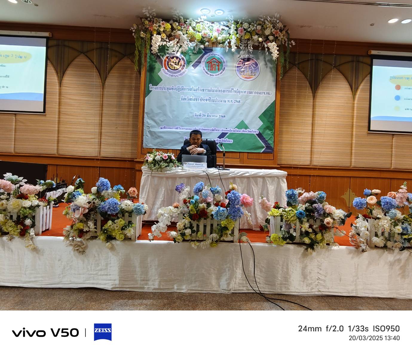 สำนักงานพัฒนาชุมชนจังหวัดยโสธร (คนสำราญ งานสมบูรณ์ เพิ่มพูนสัมพันธ์) โครงการประชุมเชิงปฏิบัติการเสริมสร้างธรรมาภิบาลโครงการแก้ไขปัญหาความยากจน (กข.คจ.) จังหวัดยโสธร ประจำปี 2568