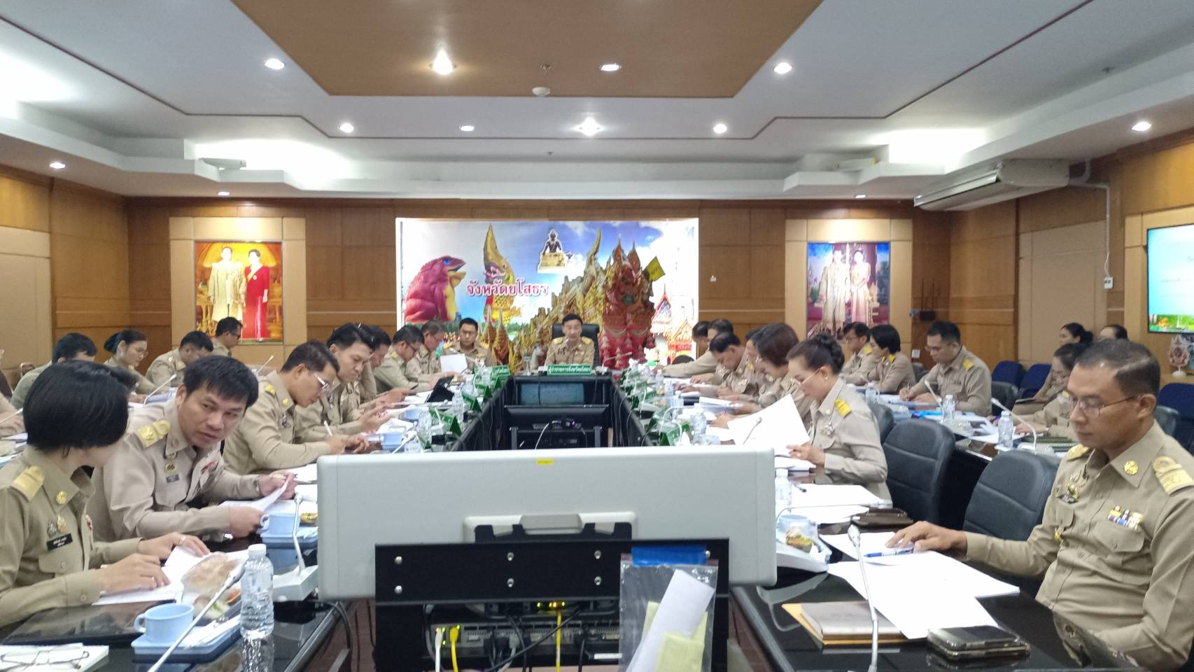 พช.ยโสธร เข้าร่วมประชุมหัวหน้าส่วนราชการ หัวหน้าหน่วยงานรัฐวิสาหกิจ ในสังกัดกระทรวงมหาดไทย และนายอำเภอ ครั้งที่ 3/2568