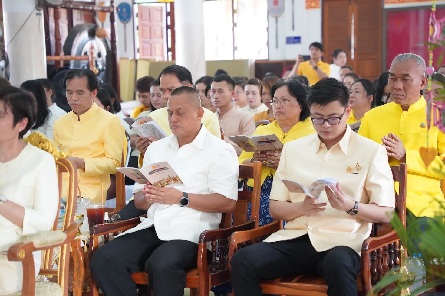 พช.ยโสธร เข้าร่วมพิธีเจริญพระพุทธมนต์ถวายพระพรชัยมงคลแด่พระบาทสมเด็จพระเจ้าอยู่หัว และพระบรมวงศานุวงศ์ ประจำปี 2568