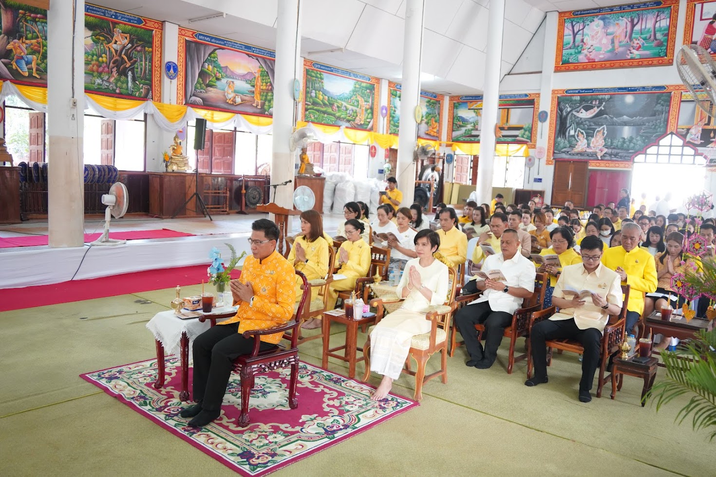 พช.ยโสธร เข้าร่วมพิธีเจริญพระพุทธมนต์ถวายพระพรชัยมงคลแด่พระบาทสมเด็จพระเจ้าอยู่หัว และพระบรมวงศานุวงศ์ ประจำปี 2568