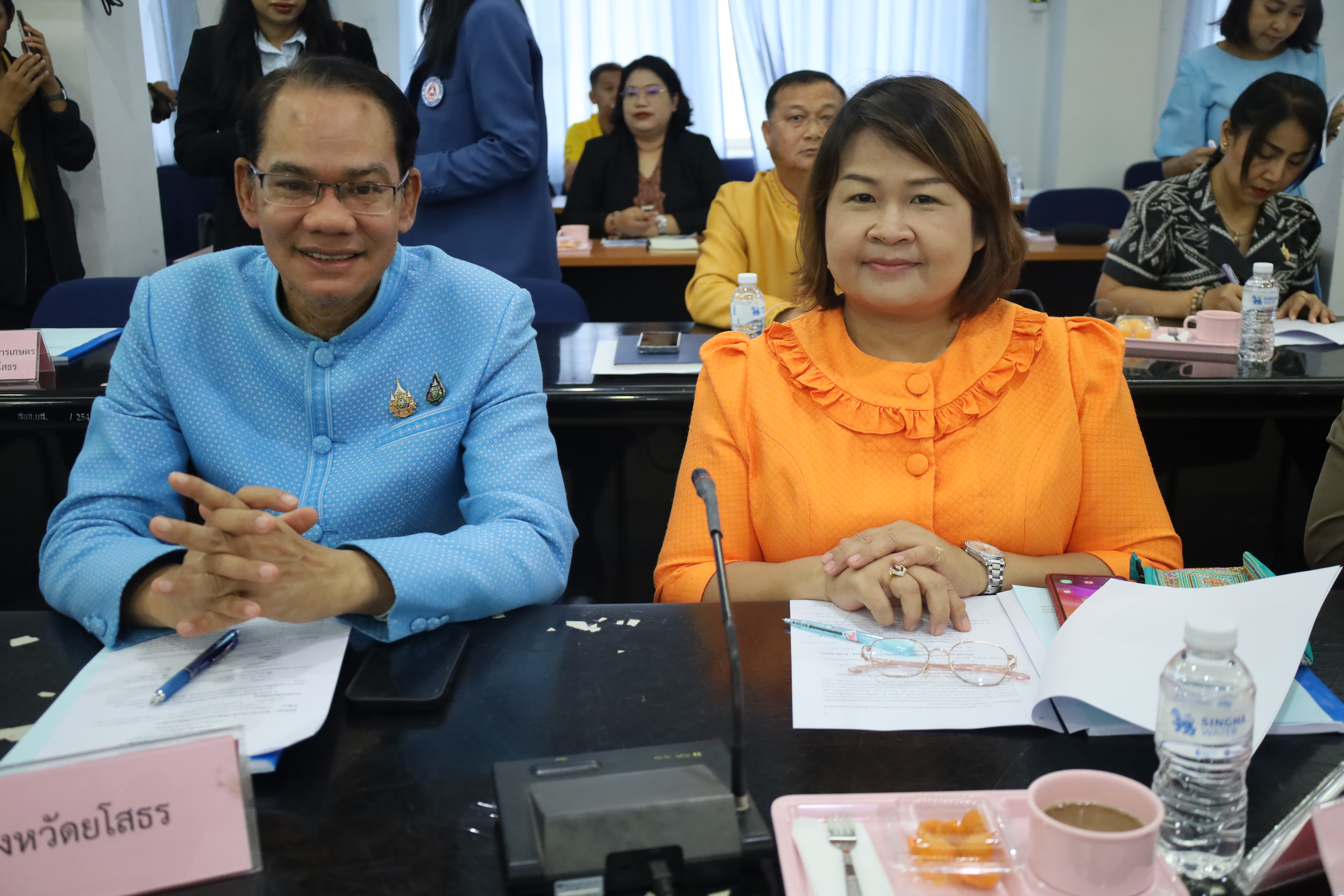 🌈พช.ยโสธร🌈 เข้าประชุมการตรวจราชการของคณะผู้ตรวจราชการ เขตตรวจราชการที่ 14 ประจำปีงบประมาณ พศ.2568 รอบที่ 1