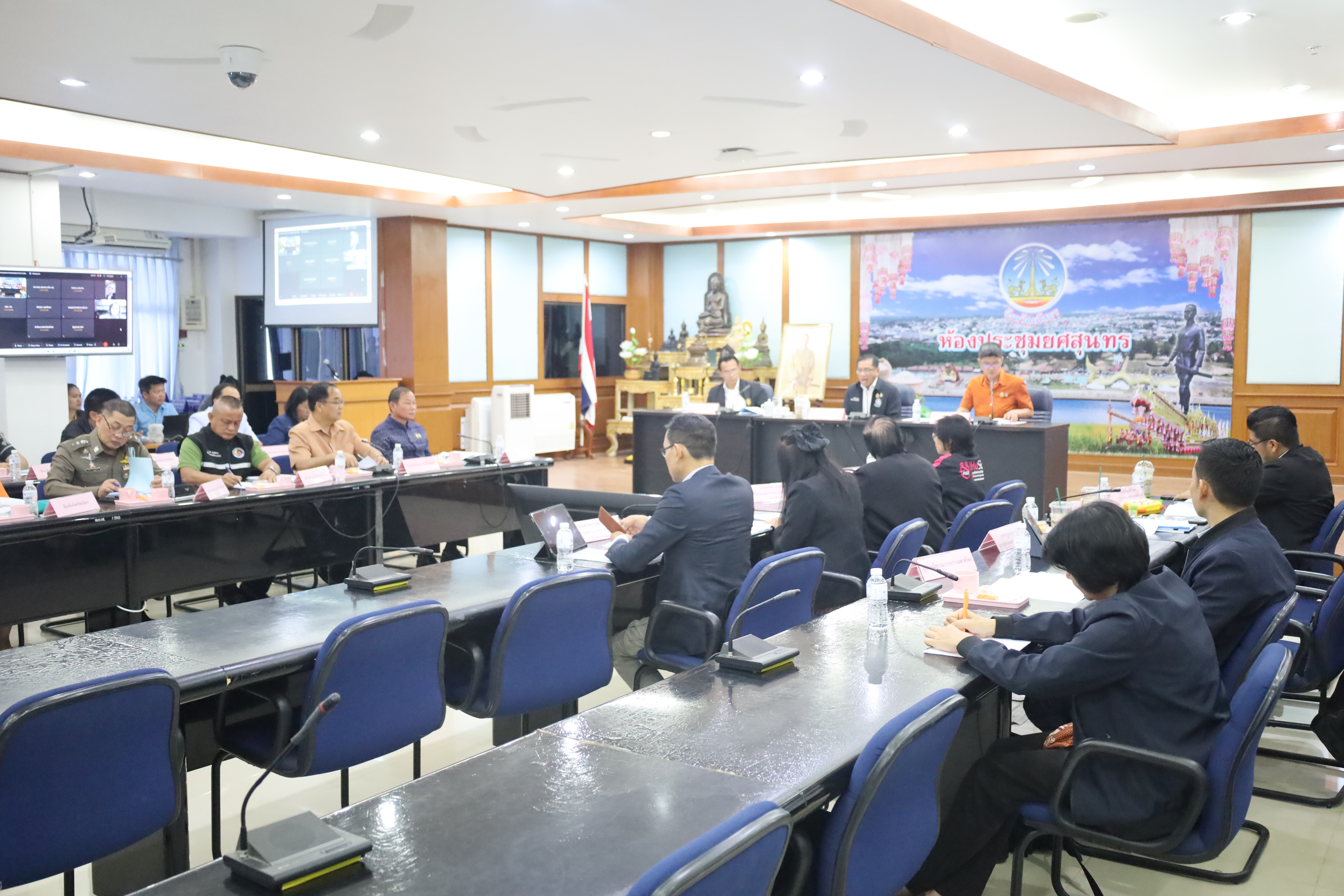 🌈พช.ยโสธร🌈 เข้าประชุมการตรวจราชการของคณะผู้ตรวจราชการ เขตตรวจราชการที่ 14 ประจำปีงบประมาณ พศ.2568 รอบที่ 1