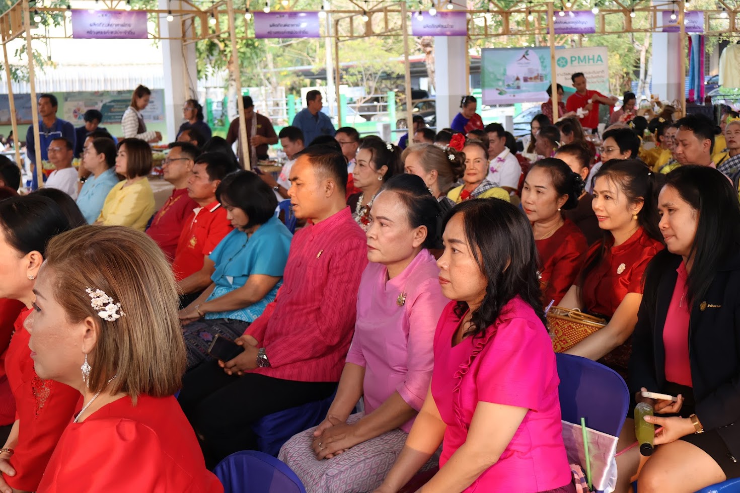 พช.ยโสธร (คนสำราญ งานสมบูรณ์ เพิ่มพูนสัมพันธ์)  เข้าร่วมพิธีเปิดตลาดวัฒนธรรม ถนนสายวัฒนธรรม ถนนคนเดิน จังหวัดยโสธร ตอน “ของดีวิถีกุดชุม”