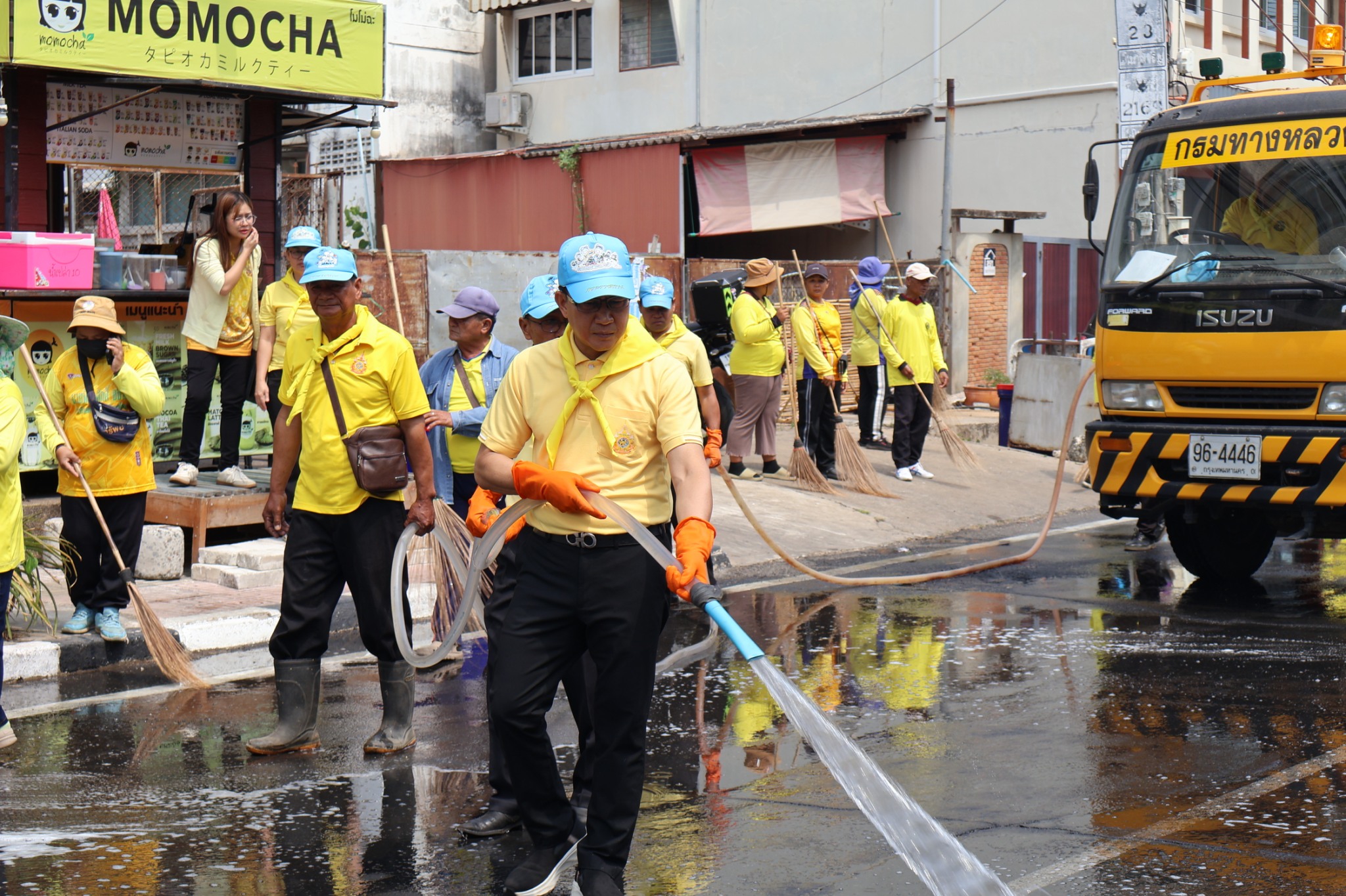 🍉พช.ยโสธร🍉 คนสำราญ งานสมบูรณ์ เพิ่มพูนสัมพันธ์ ร่วมกิจกรรมจิตอาสาพัฒนา เนื่องในวันที่ระลึกพระบาทสมเด็จพระนั่งเกล้าเจ้าอยู่หัว พระมหาเจษฎาราชเจ้
