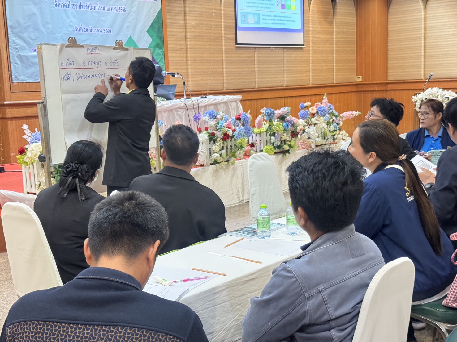 สำนักงานพัฒนาชุมชนจังหวัดยโสธร (คนสำราญ งานสมบูรณ์ เพิ่มพูนสัมพันธ์) โครงการประชุมเชิงปฏิบัติการเสริมสร้างธรรมาภิบาลโครงการแก้ไขปัญหาความยากจน (กข.คจ.) จังหวัดยโสธร ประจำปี 2568