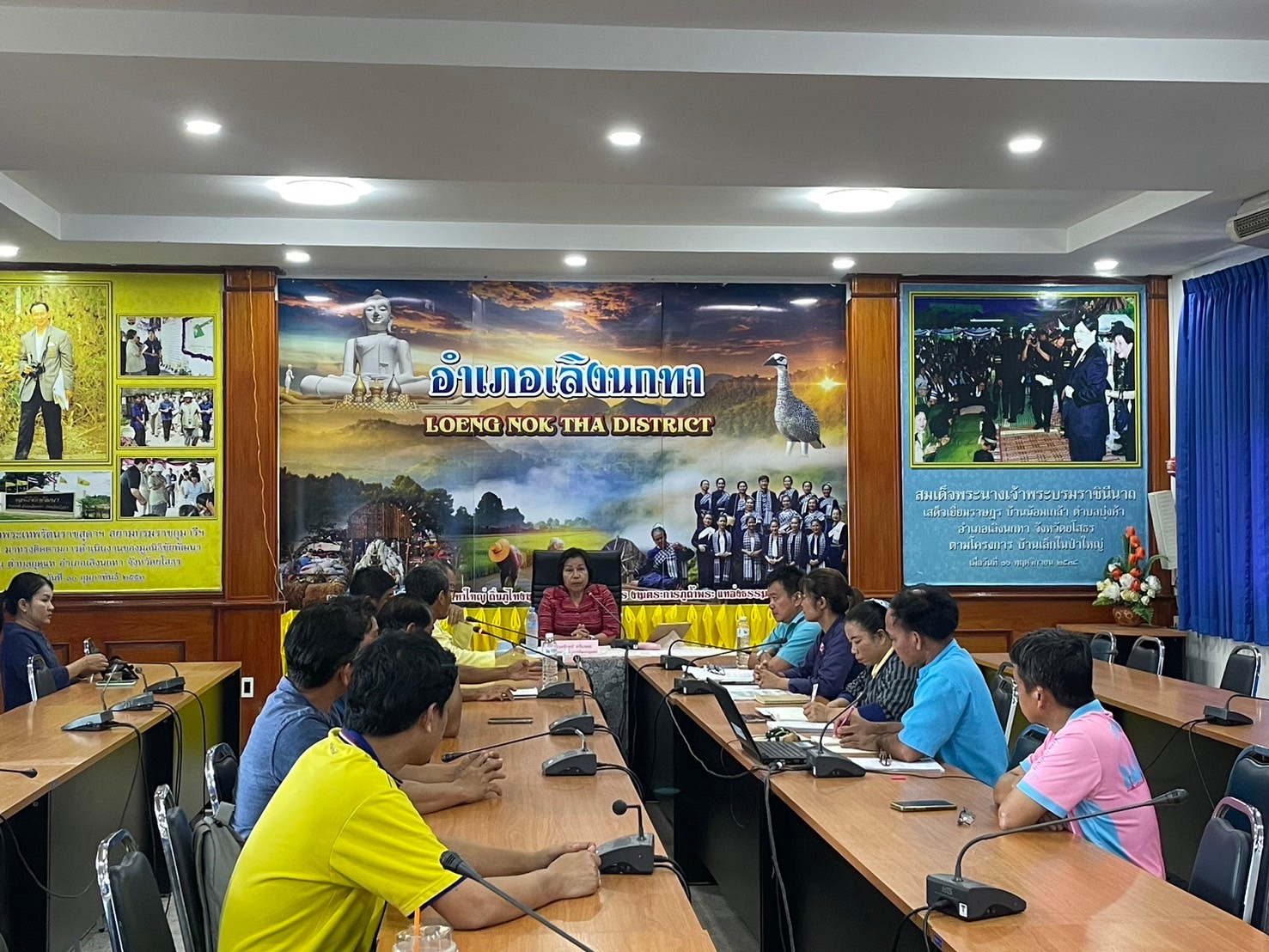 พช.ยโสธร ตรวจ ติดตาม การเร่งรัดดำเนินการบริหารงบประมาณรายจ่ายโครงการพัฒนาหมู่บ้านเศรษฐกิจพอเพียง กิจกรรมพัฒนาศูนย์เรียนรู้การพัฒนาคุณภาพชีวิตตามหลักทฤษฎีใหม่ประยุกต์สู่ “โคก หนอง นา” ปีงบประมาณ พ.ศ.2567