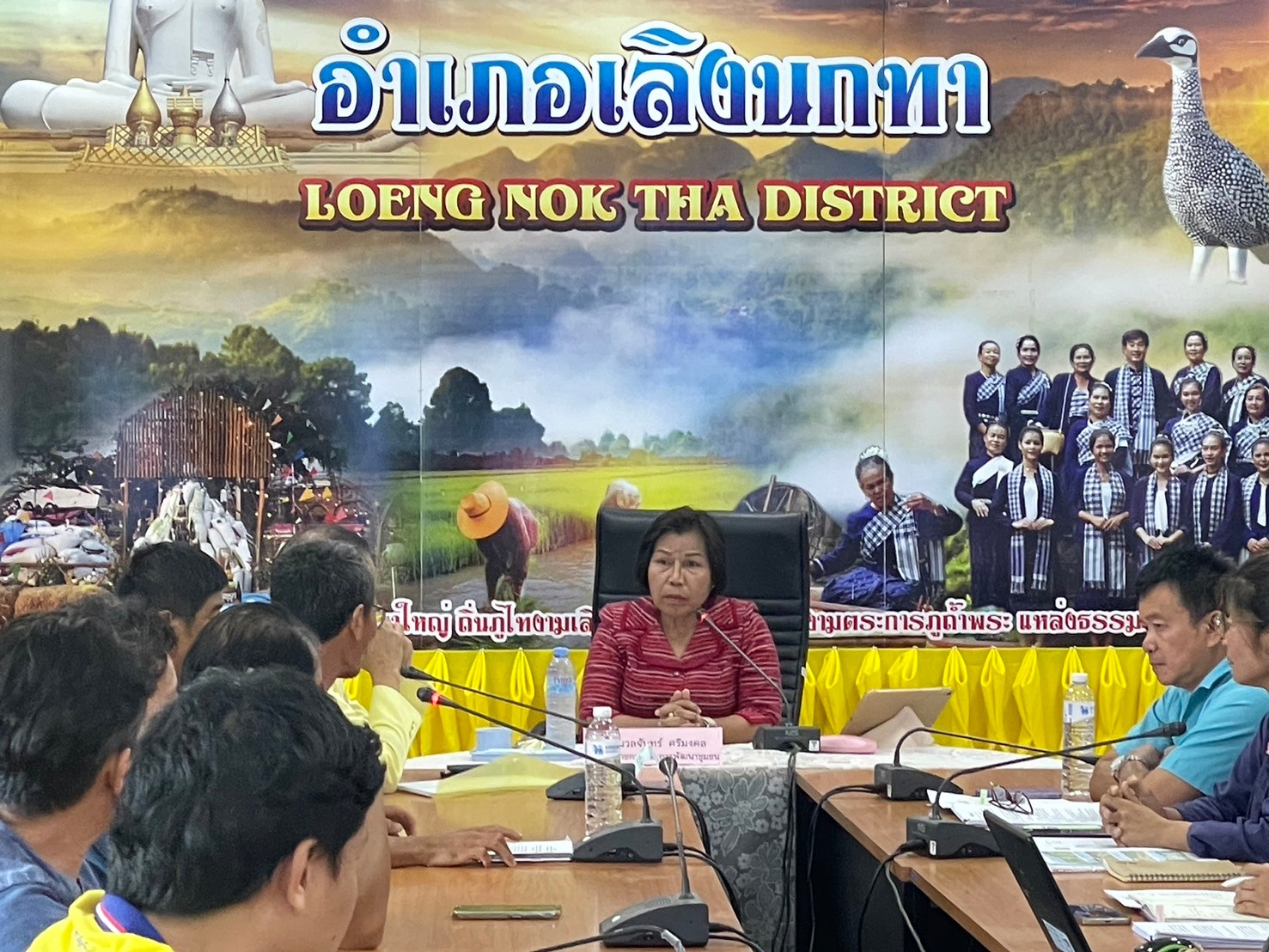 พช.ยโสธร ตรวจ ติดตาม การเร่งรัดดำเนินการบริหารงบประมาณรายจ่ายโครงการพัฒนาหมู่บ้านเศรษฐกิจพอเพียง กิจกรรมพัฒนาศูนย์เรียนรู้การพัฒนาคุณภาพชีวิตตามหลักทฤษฎีใหม่ประยุกต์สู่ “โคก หนอง นา” ปีงบประมาณ พ.ศ.2567