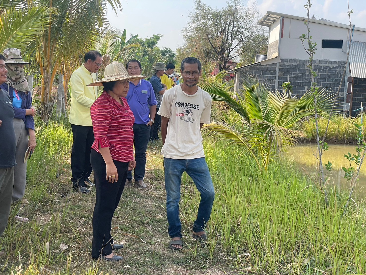 พช.ยโสธร ตรวจ ติดตาม การเร่งรัดดำเนินการบริหารงบประมาณรายจ่ายโครงการพัฒนาหมู่บ้านเศรษฐกิจพอเพียง กิจกรรมพัฒนาศูนย์เรียนรู้การพัฒนาคุณภาพชีวิตตามหลักทฤษฎีใหม่ประยุกต์สู่ “โคก หนอง นา” ปีงบประมาณ พ.ศ.2567
