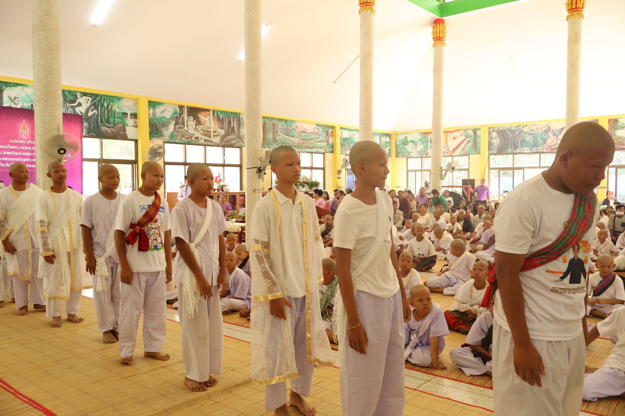 พช.ยโสธร เข้าร่วมพิธีบรรพชาสามเณรภาคฤดูร้อน เฉลิมพระเกียรติ ฯ